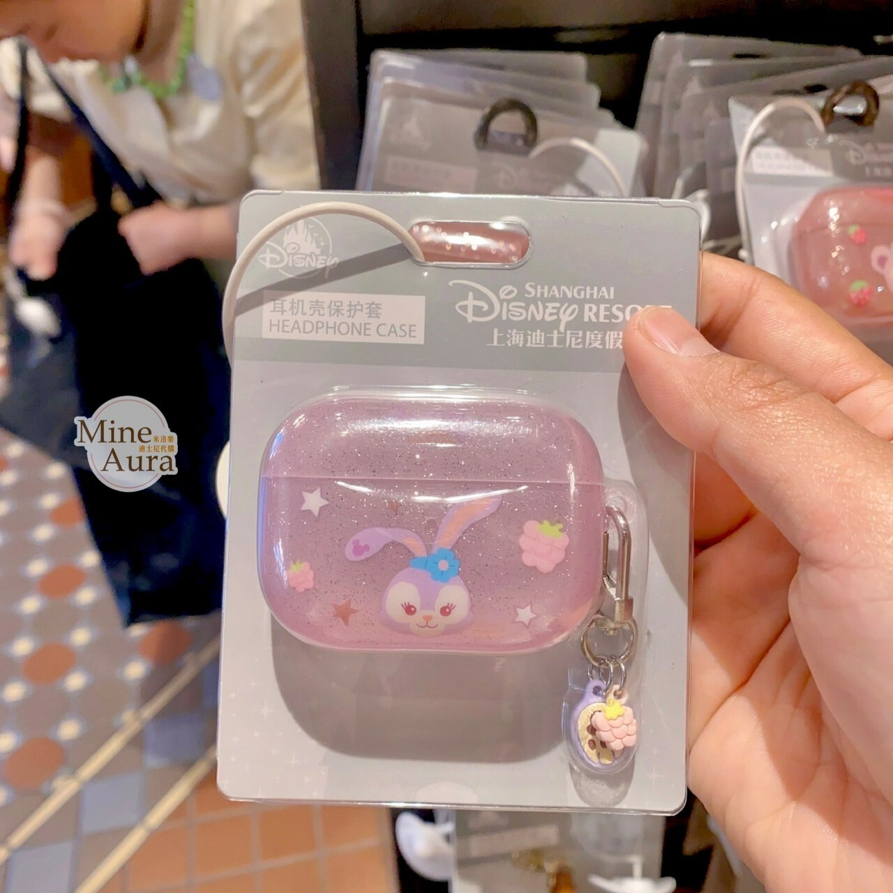 史黛拉露 星黛露 StellaLou 掛飾 apple AirPods Pro 耳機保護套 -上海迪士尼樂園
