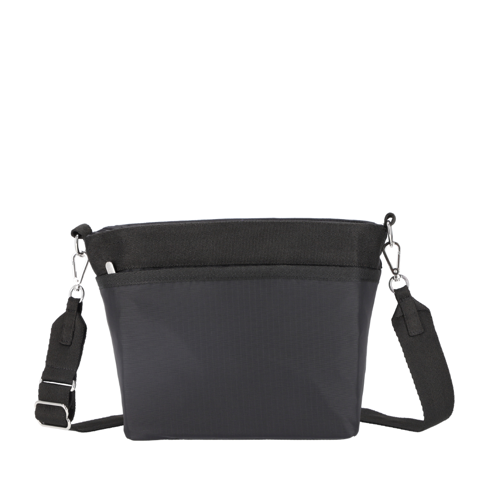 LeSportsac - SMALL BUCKET BAG 小型斜背方形包 - 永恆黑
