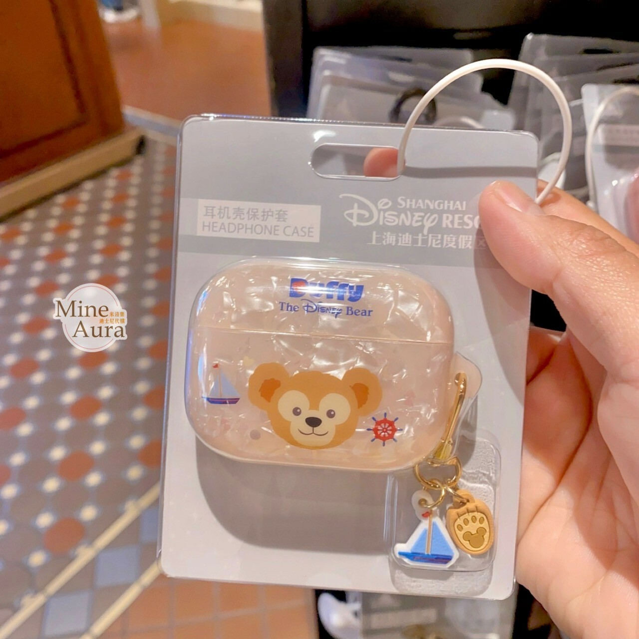 達菲 Duffy 帆船掛飾 apple AirPods Pro 2 耳機保護套 -上海迪士尼樂園