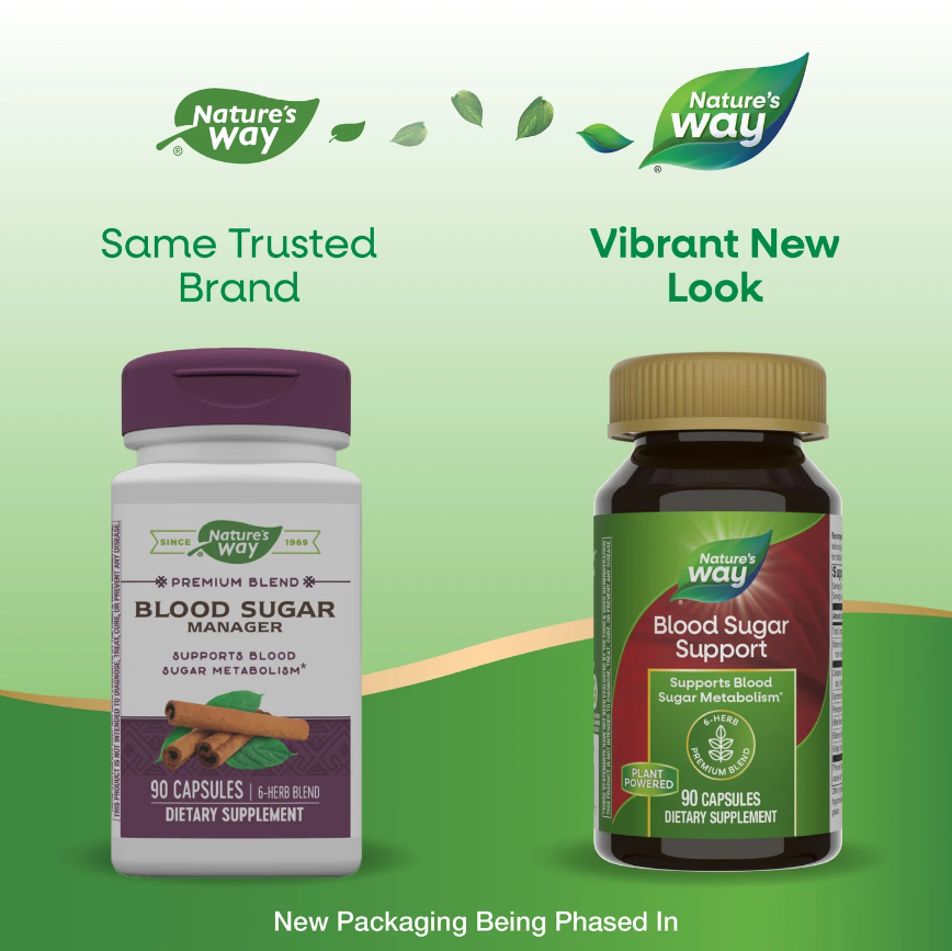 [預購] 植物萃取配方 肉桂/匙羹藤/胡蘆巴 90粒 Nature's Way 血糖 Blood Sugar Manager