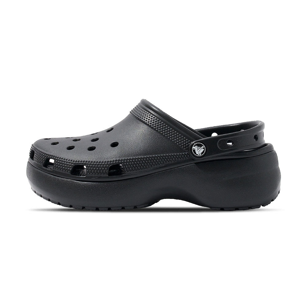 Crocs CLASSIC PLATFORM CLOG W 女鞋 黑色 厚底 洞洞鞋 涼拖鞋 206750-001