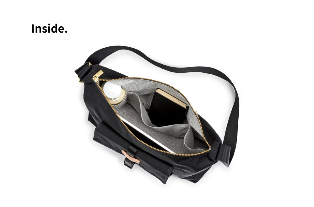 棕色斜背包 防潑水斜背包 跨肩包 斜肩包 男包 女包 包包推薦 包包品牌 休閒包款 Soldier 趣遊無邊斜背包 satana SOS2970-419 奶茶色 內部隔層照