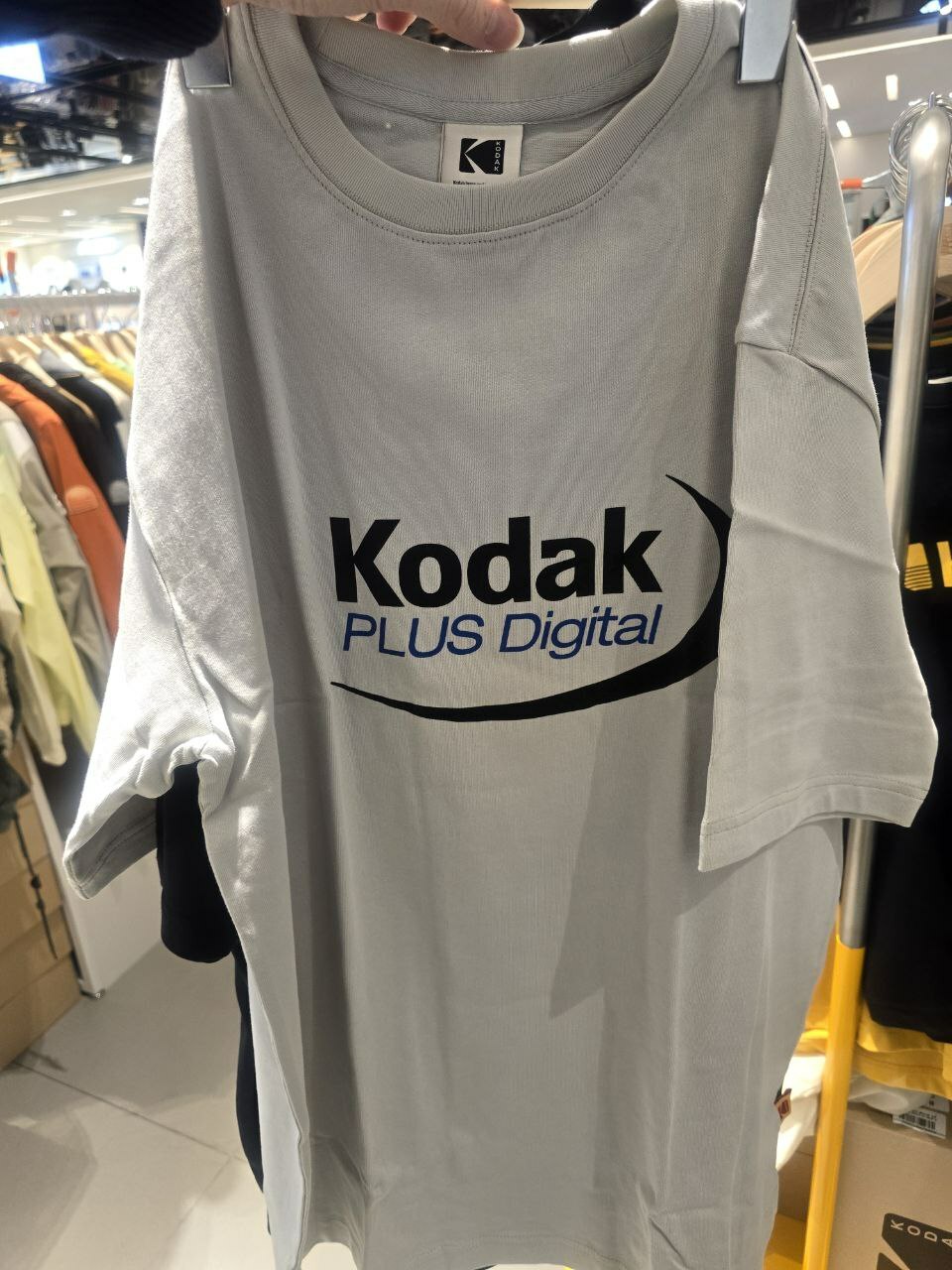 [S] KODAK STEREO SEMI OVERFIT SHORT SLEEVE T-SHIRT,GRAY, K3223LRS31-GRY [FINAL SALE] (SKD19)