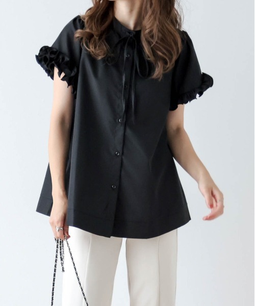 [預約5月]JP荷葉邊袖Shirt