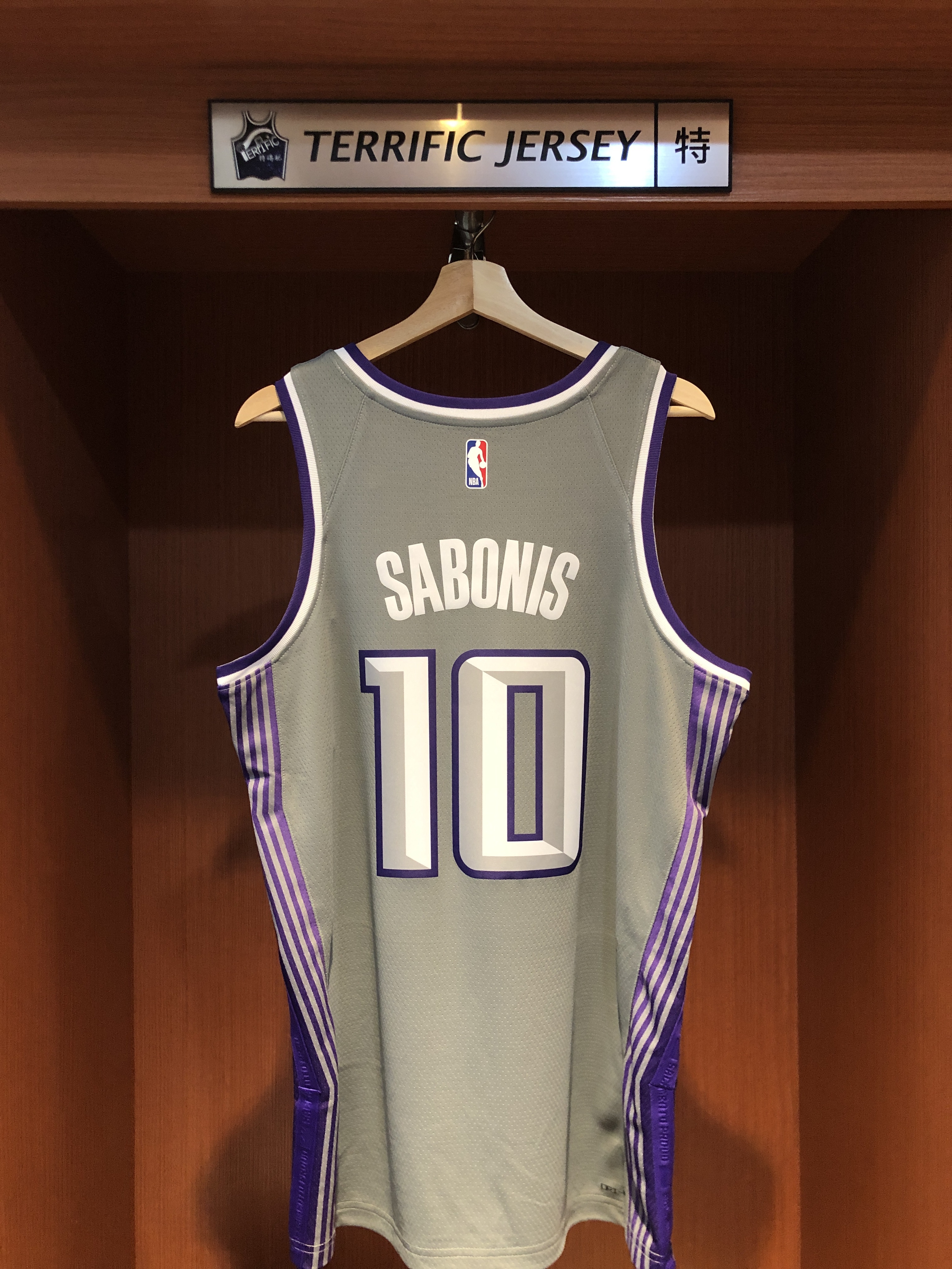 NBA球衣 Domantas Sabonis 沙加緬度國王城市 City Nike Swingman 球迷版 熱轉印 全新