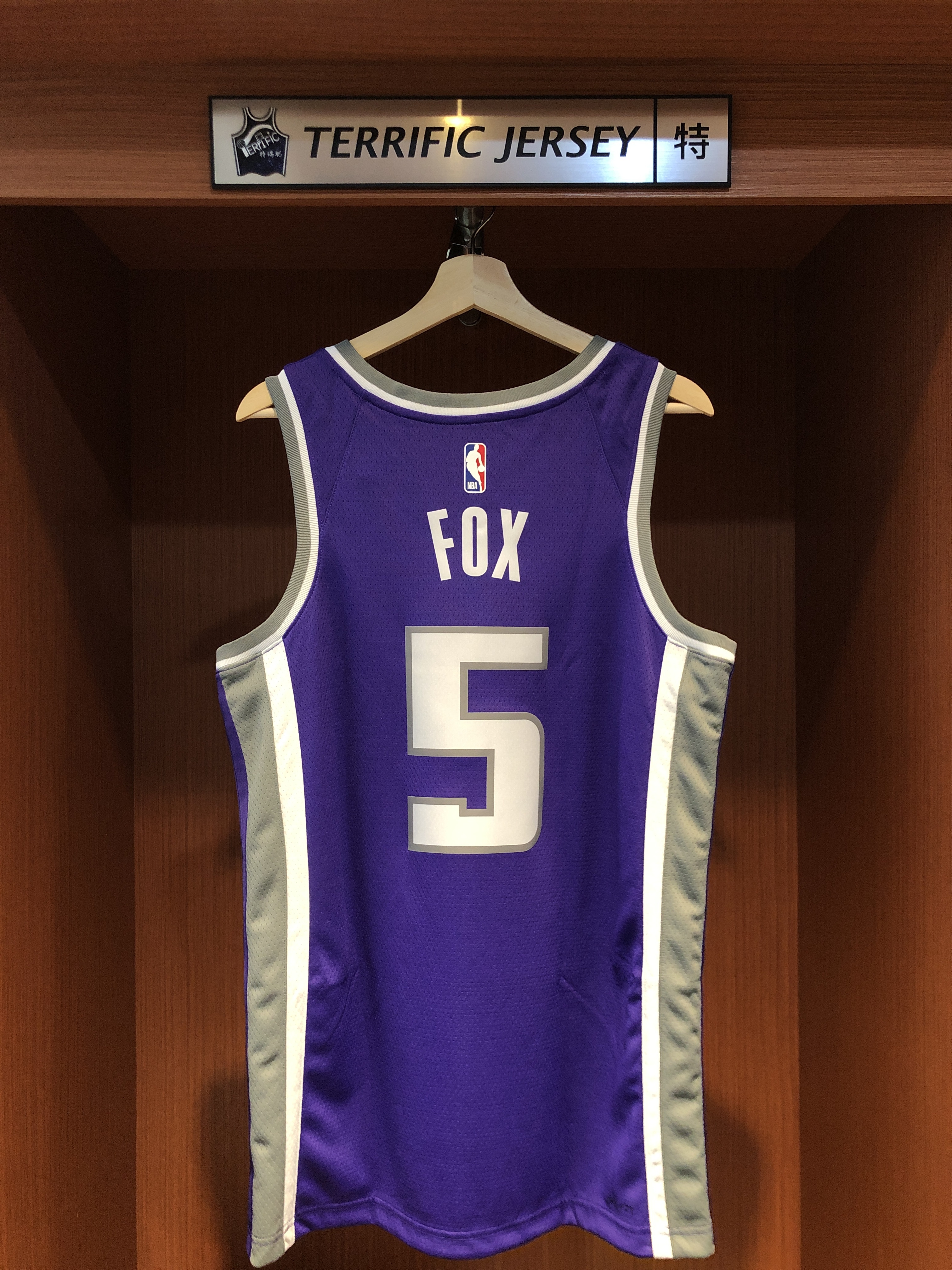 NBA球衣 De'Aaron Fox 沙加緬度國王紫 Icon Nike Swingman 球迷版 熱轉印 全新