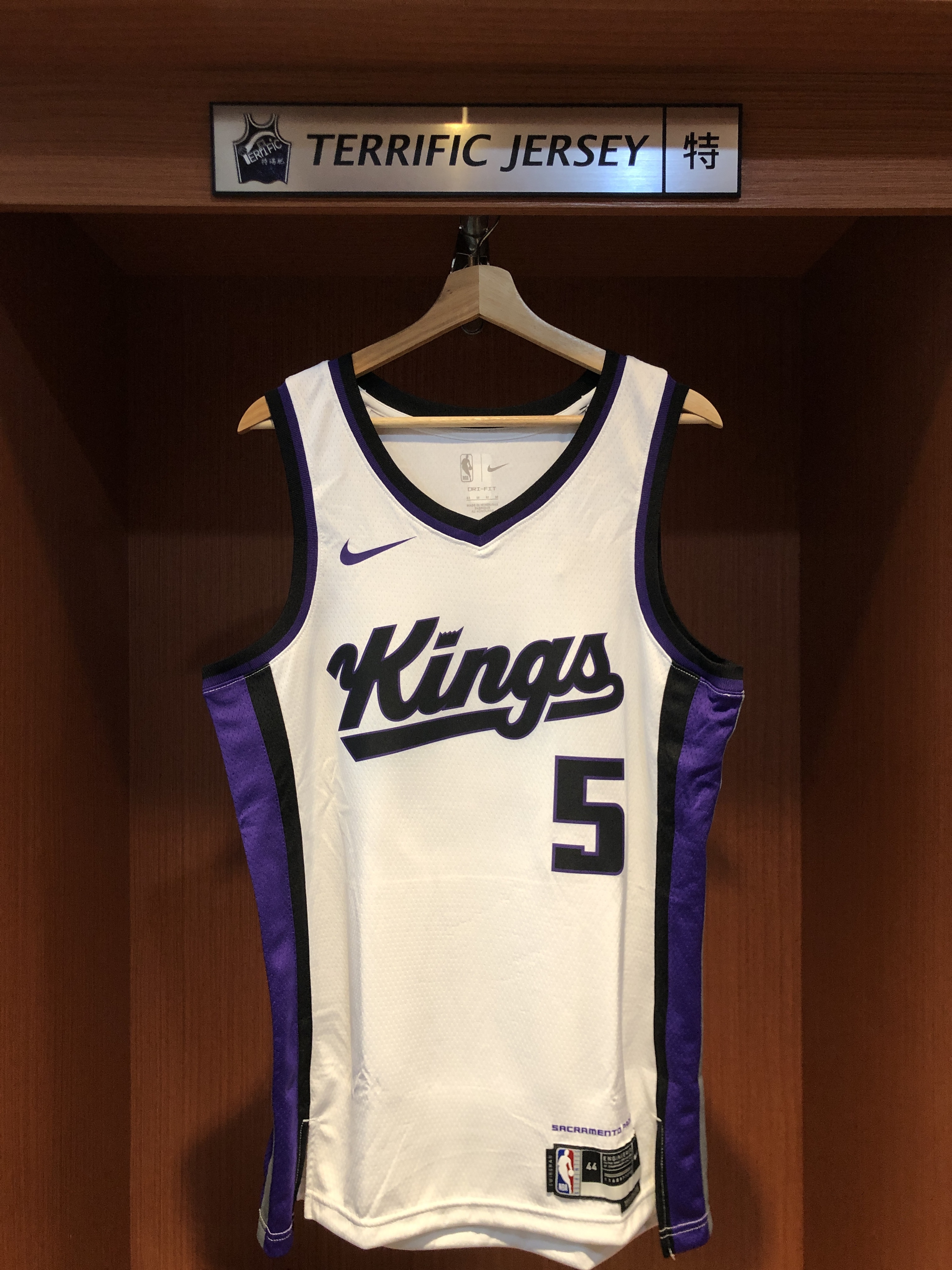 NBA球衣 De'Aaron Fox 沙加緬度國王白 Association Nike Swingman 球迷版 熱轉印 全新