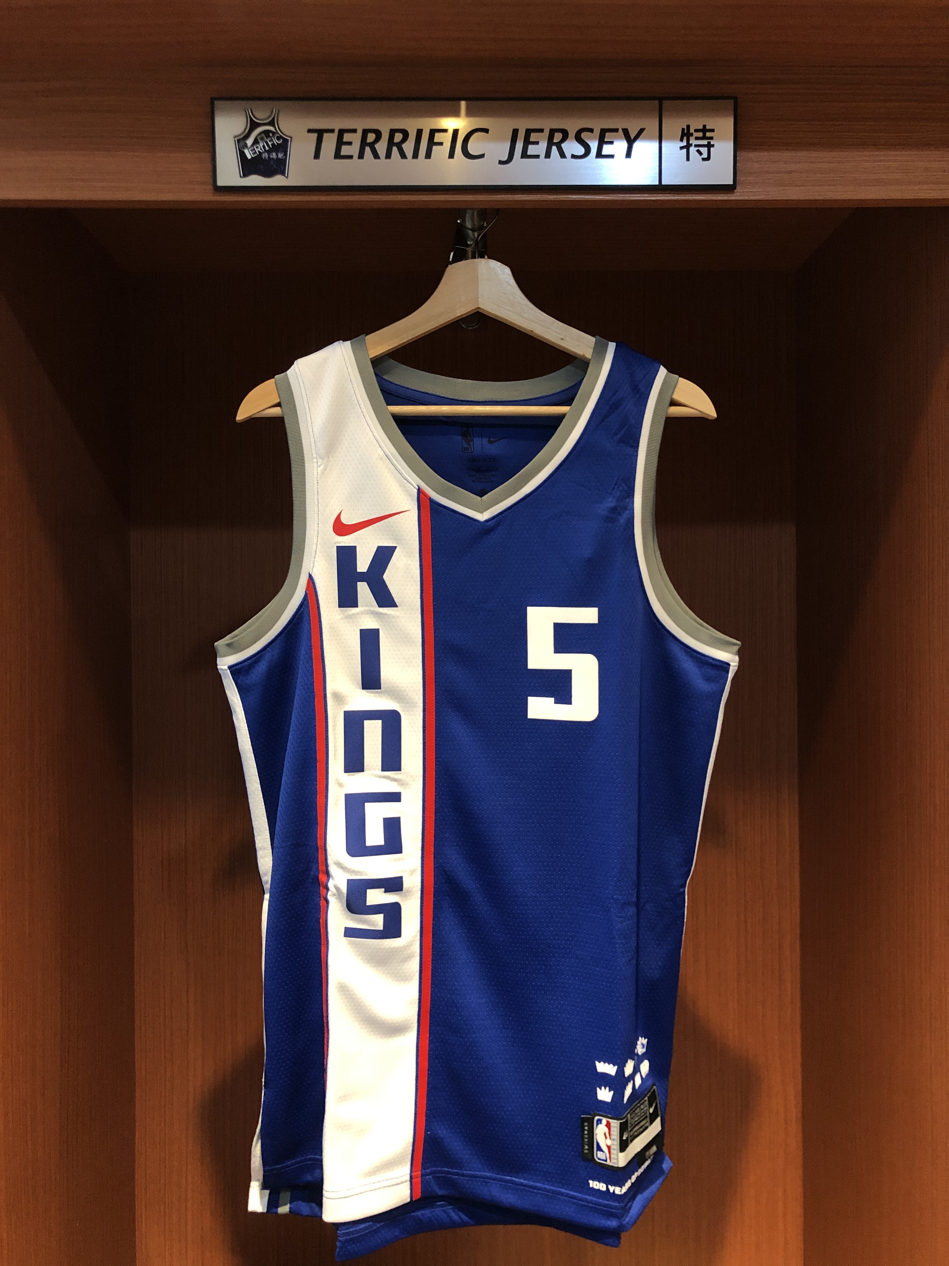 NBA球衣 De'Aaron Fox 沙加緬度國王城市 City Nike Swingman 球迷版 熱轉印 全新