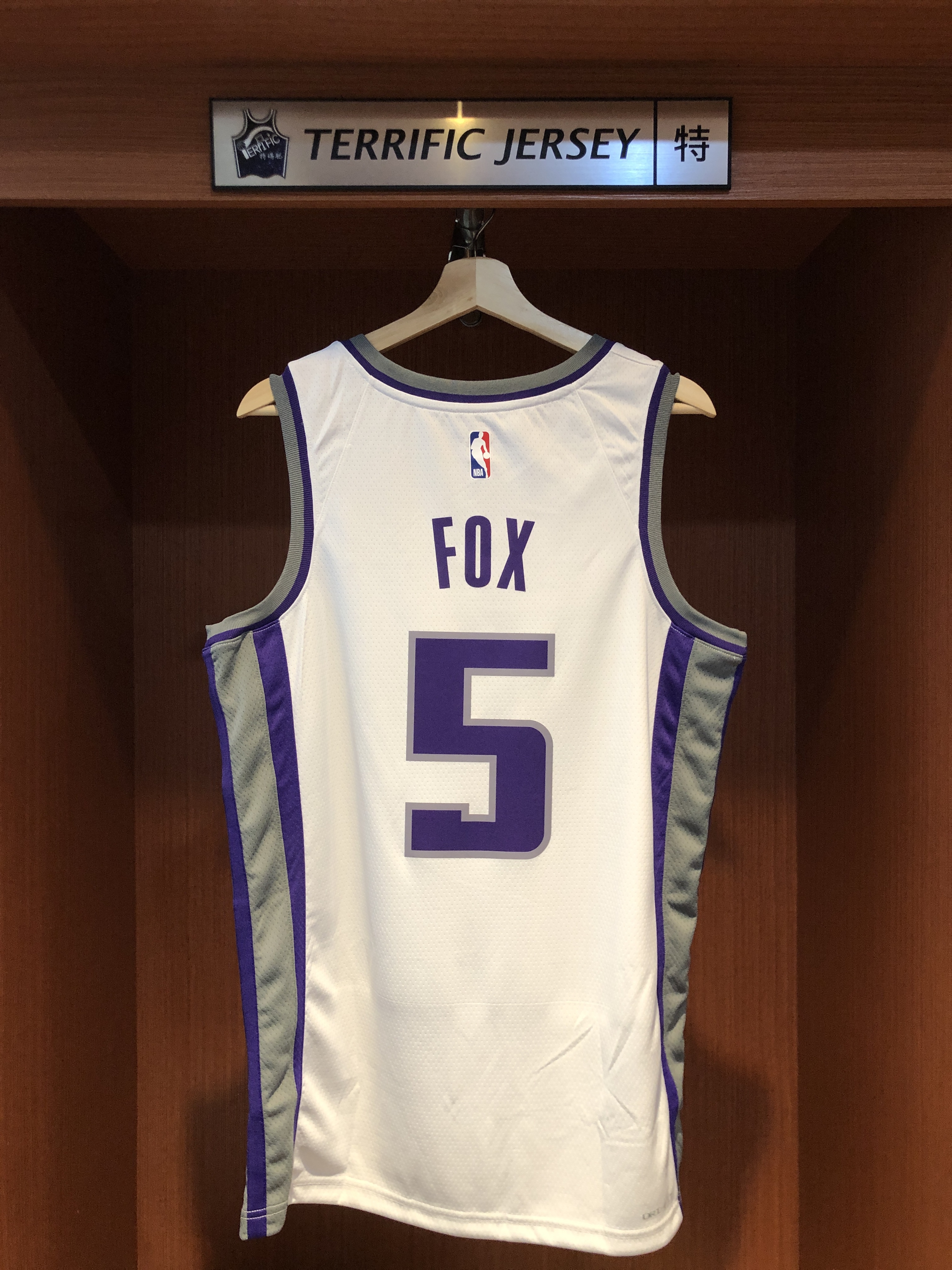 NBA球衣 De'Aaron Fox 沙加緬度國王白 Association Nike Swingman 球迷版 熱轉印 全新