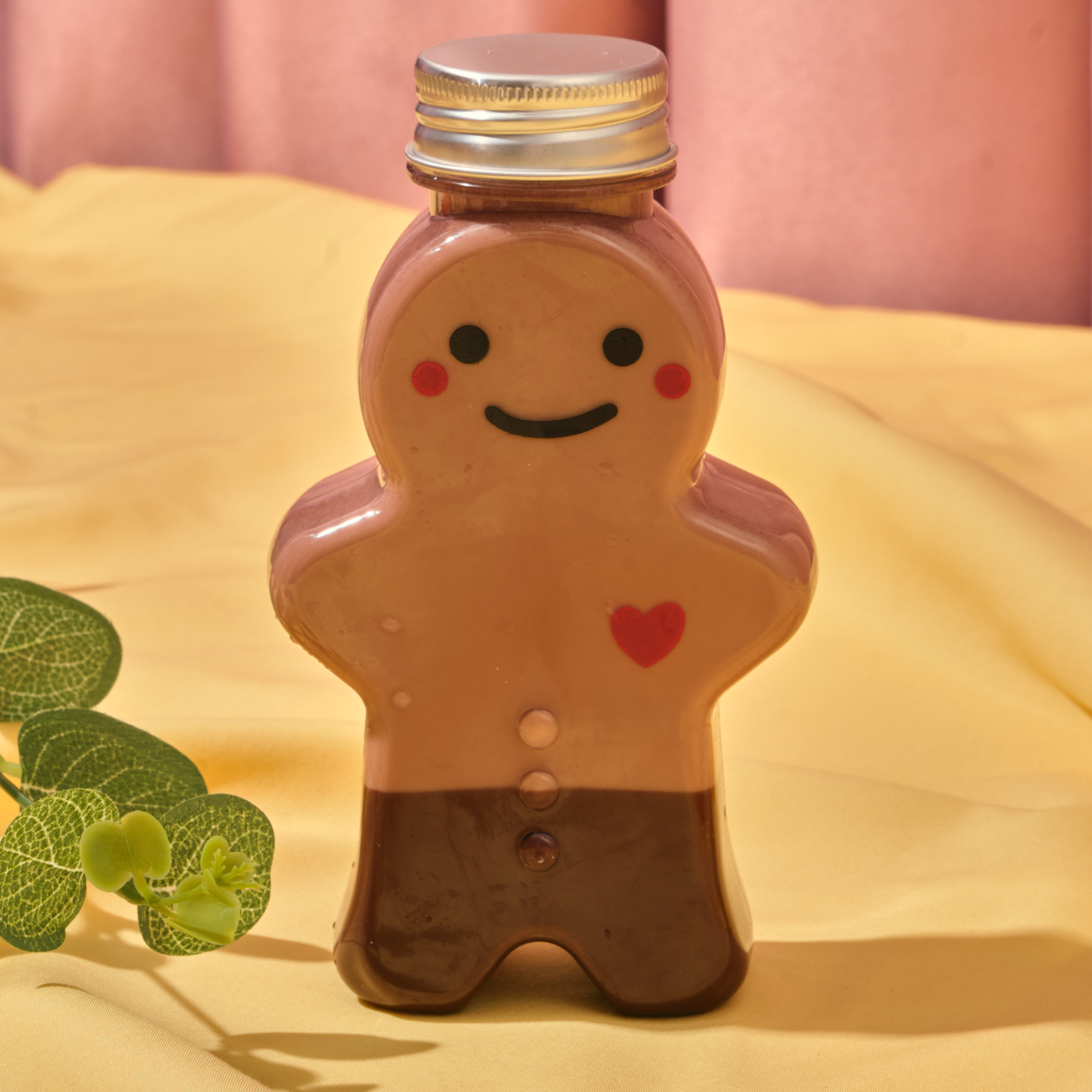 薑餅人樽 朱古力奶 Chocolate Milk in Gingerbread Man Bottle
