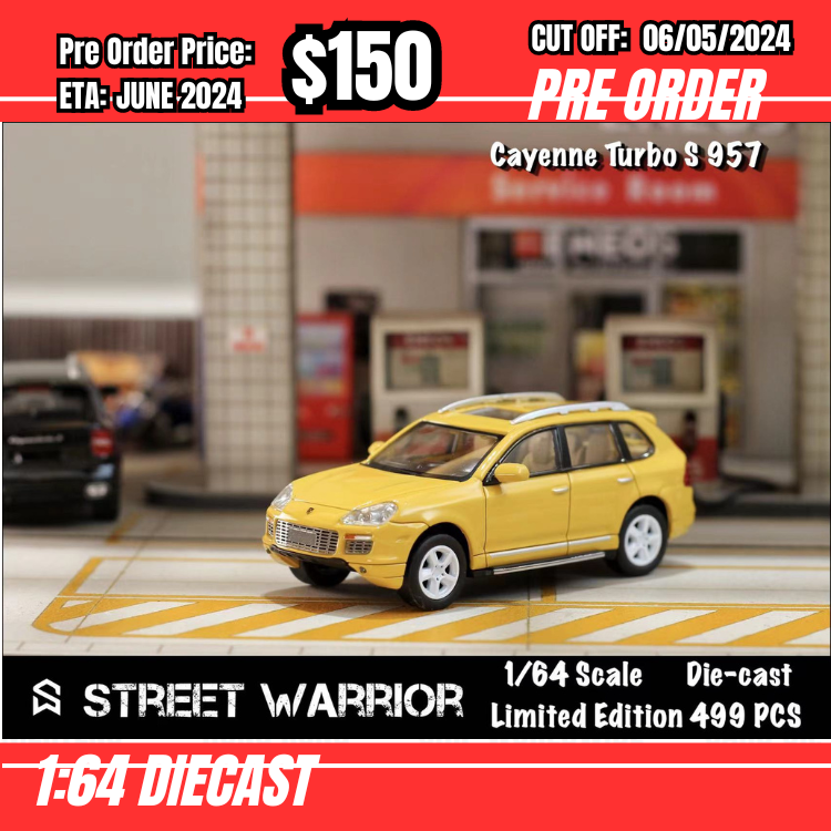 RS-$150 * Street Warrior * 1:64 Cayenne Turbo S Yellow [OD25/04]