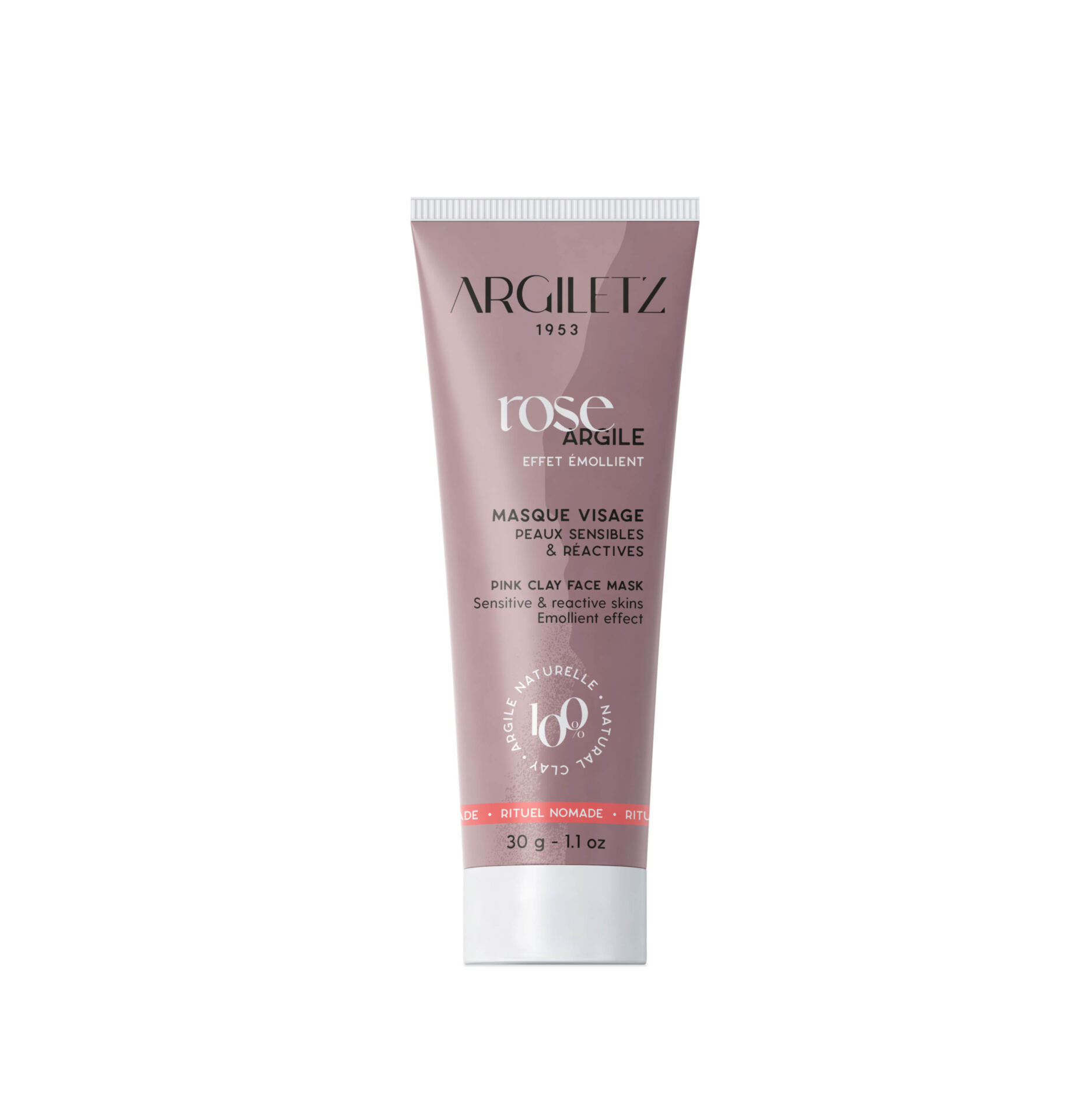 Argiletz Pink Clay Face Mask粉紅粘土淨白面膜 100g