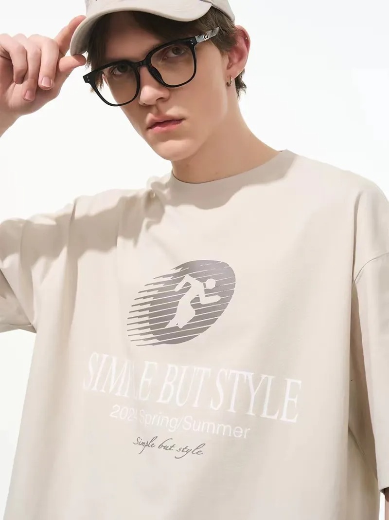 Harsh and Cruel 24SS 美式復古字母排版短袖 HJ24202004