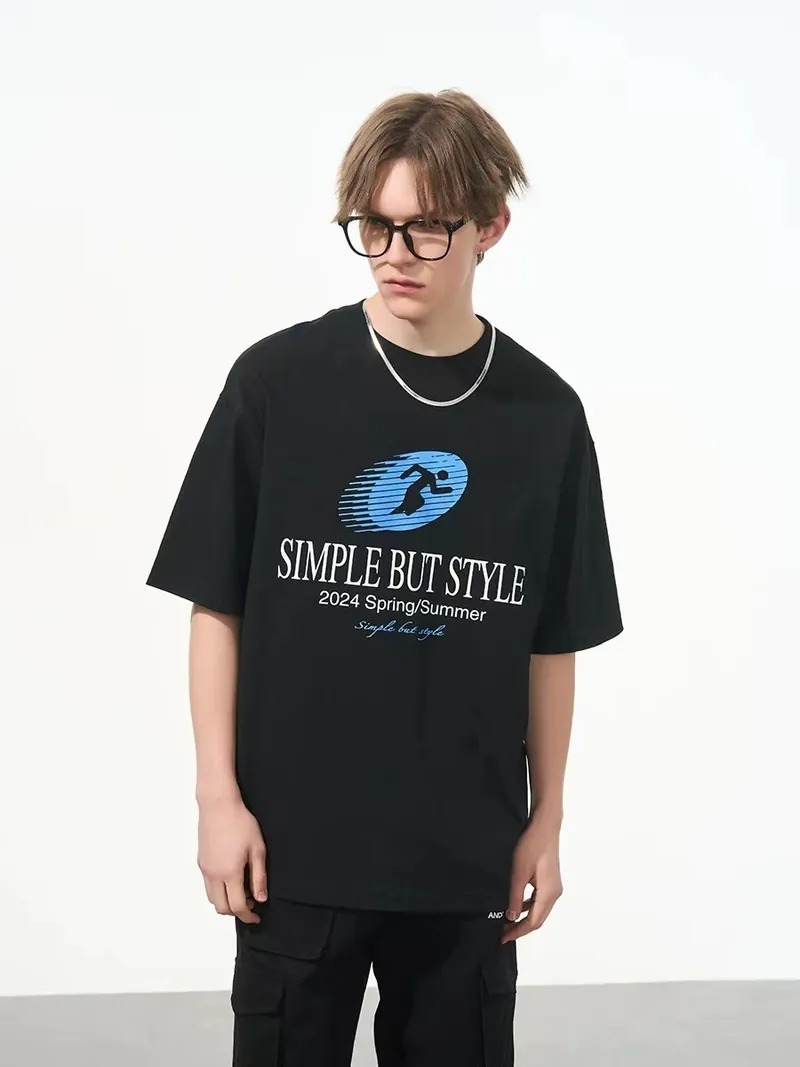 Harsh and Cruel 24SS 美式復古字母排版短袖 HJ24202004