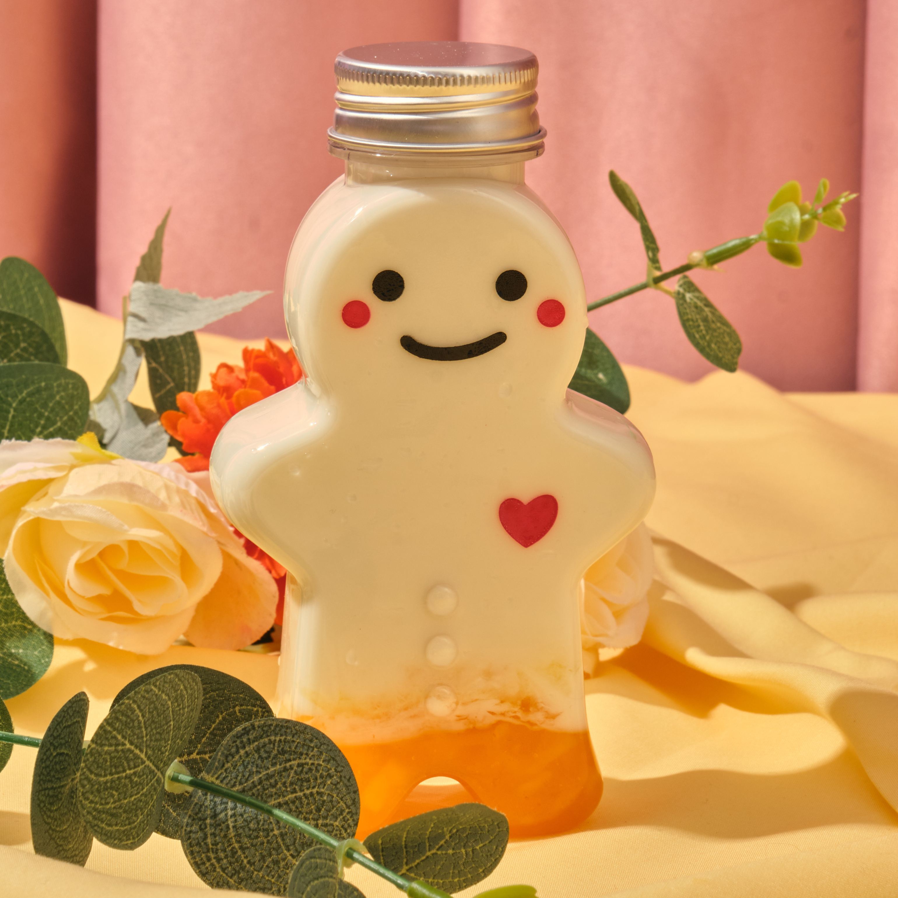 薑餅人樽 芒果奶 Mango Milk in Gingerbread Man Bottle