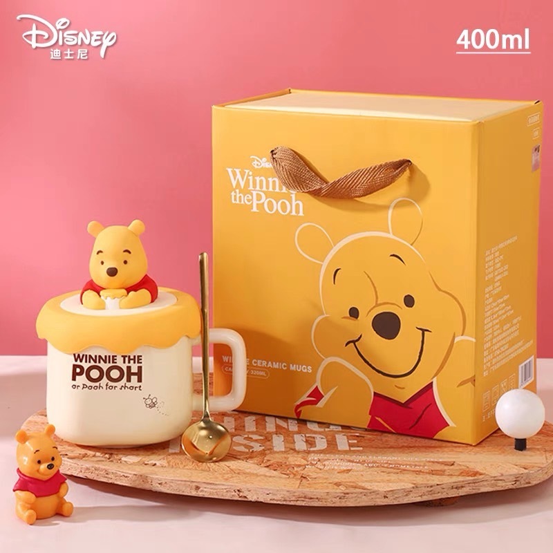 #預購 BJY STORE 迪士尼 夏日限定 維尼熊 草莓熊吸管杯 陶瓷杯