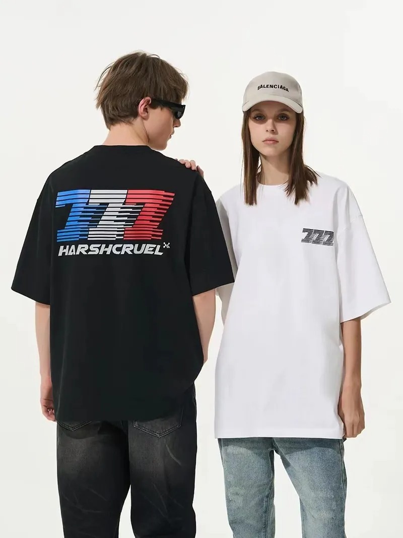 Harsh and Cruel 24SS 速度感漸層條紋短袖 HZ242020070