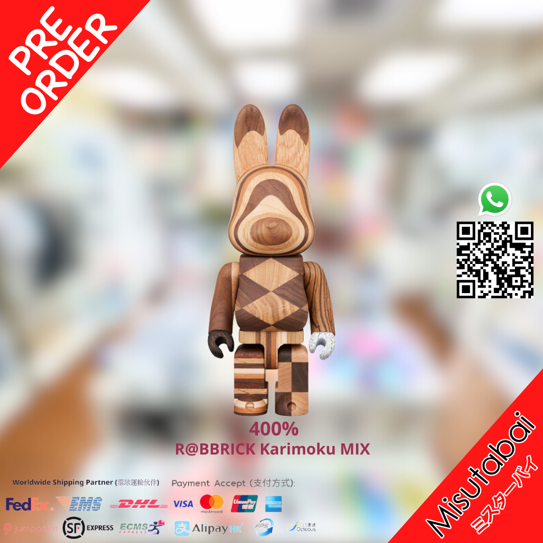 400% R@BBRICK Karimoku MIX