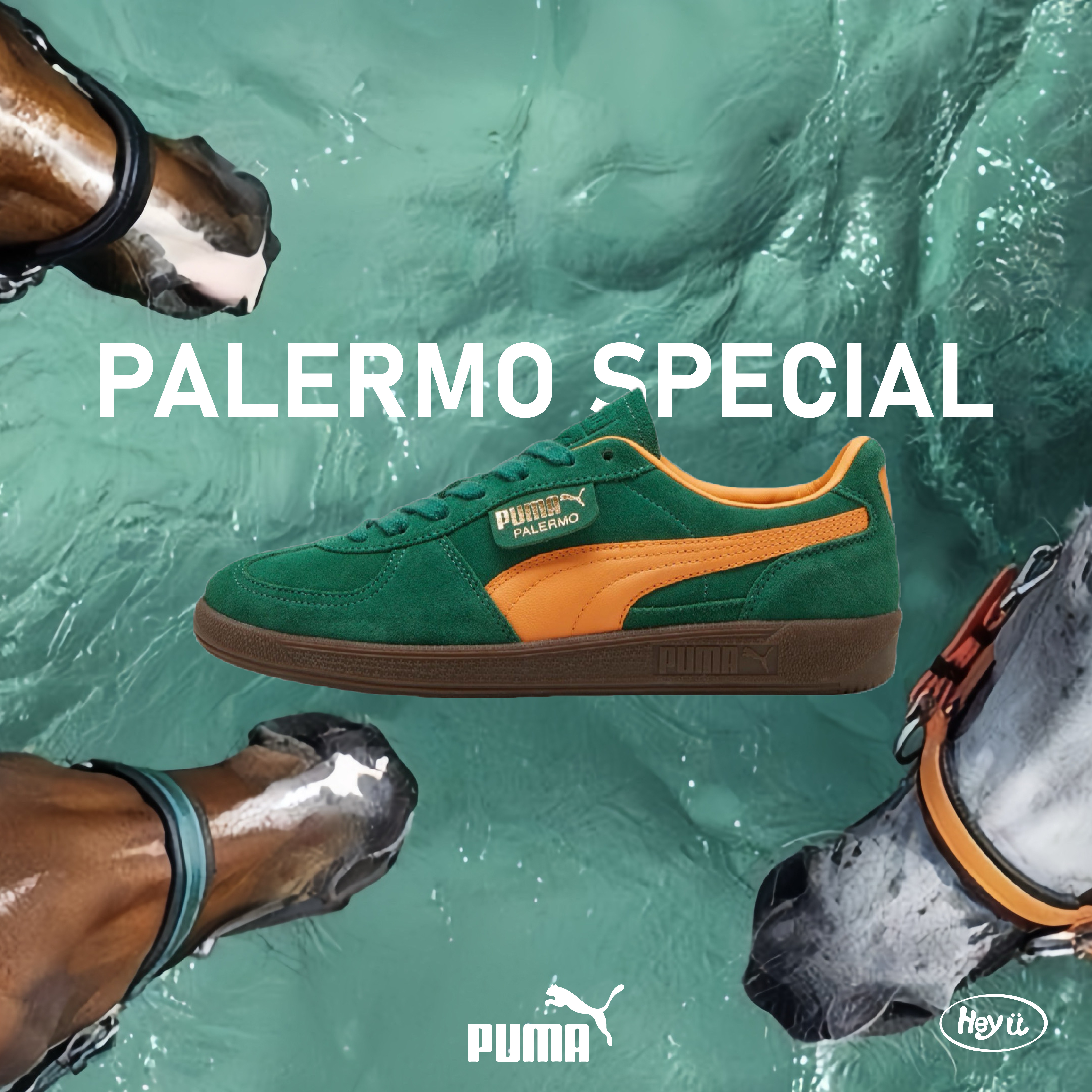 <IVE同款> PUMA Palermo Special (綠)