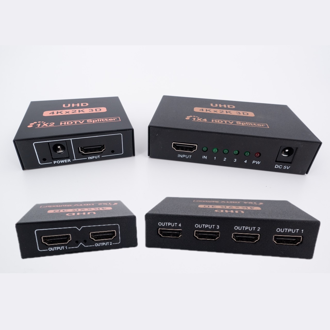 HDMI 分配器 4K 一分二 一分四 轉換器