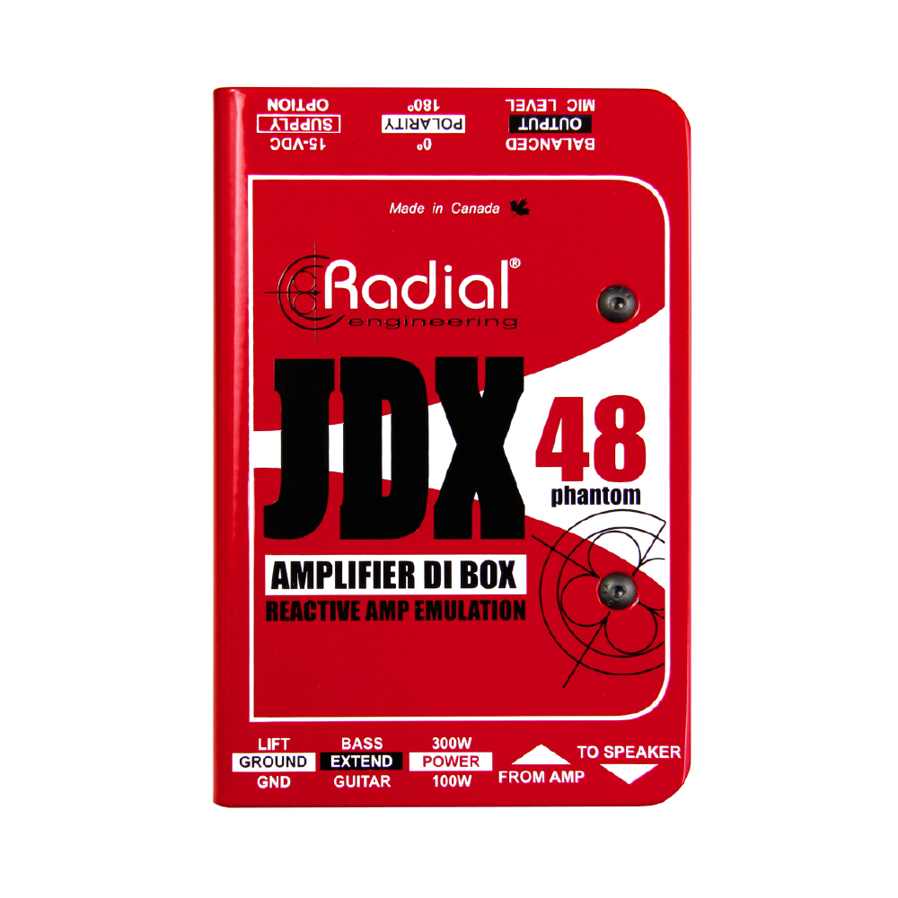 Radial Radial / JDX48 主動式DI Box (頭+身體音箱專用) — 三峽錄音 / 音響｜YA! 玩音樂