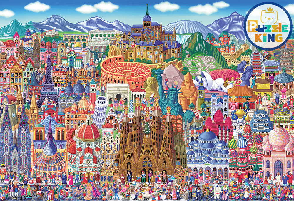 大量世界著名景點！ (迷你尺寸)