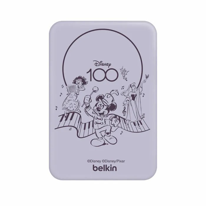 Belkin BoostCharge 磁力無線行動充電器 5K+支架 (迪士尼音樂劇版, 迪士尼系列)