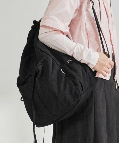 Covernat Clover Heart Shirring Nylon Backpack
