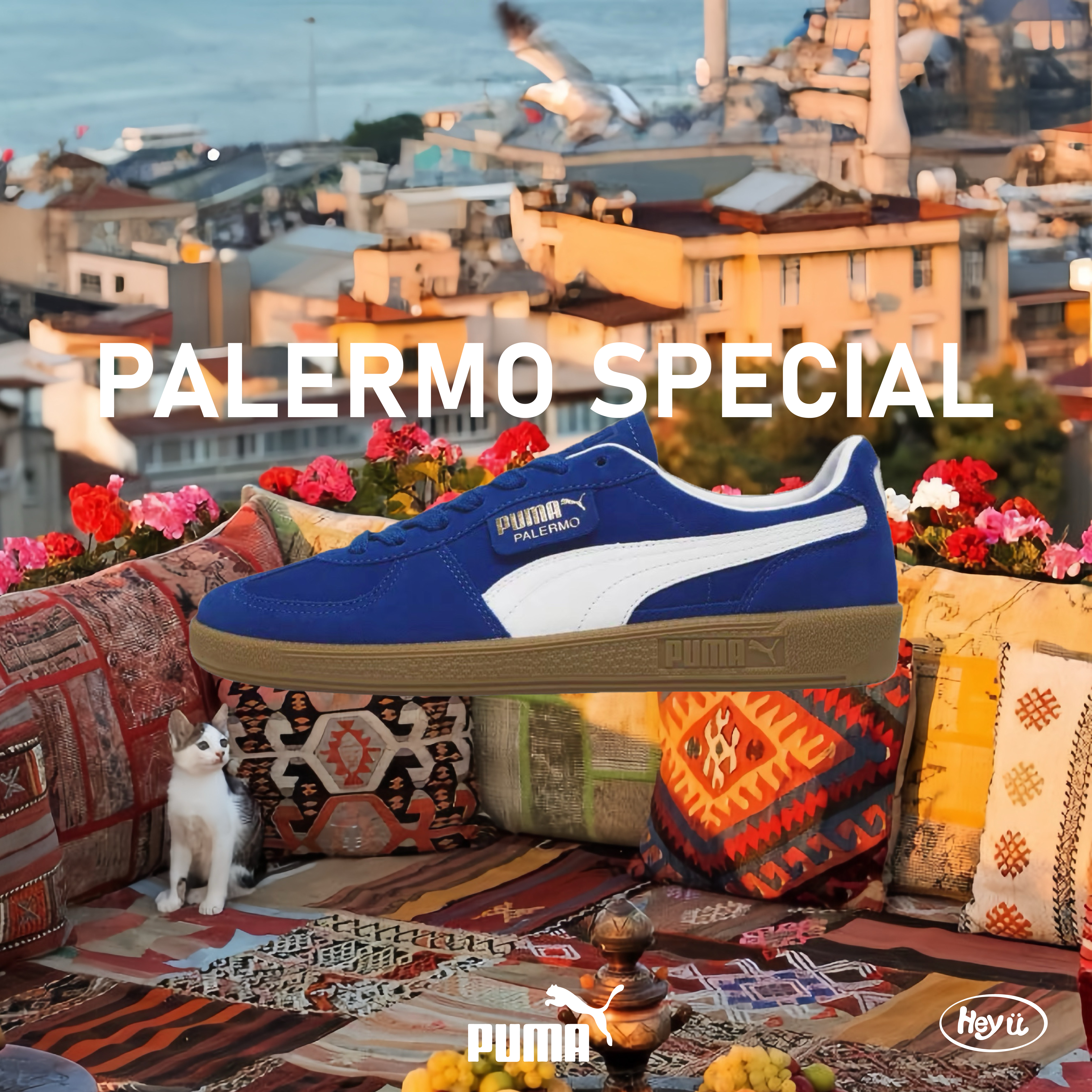 <IVE同款> PUMA Palermo Special (藍白)