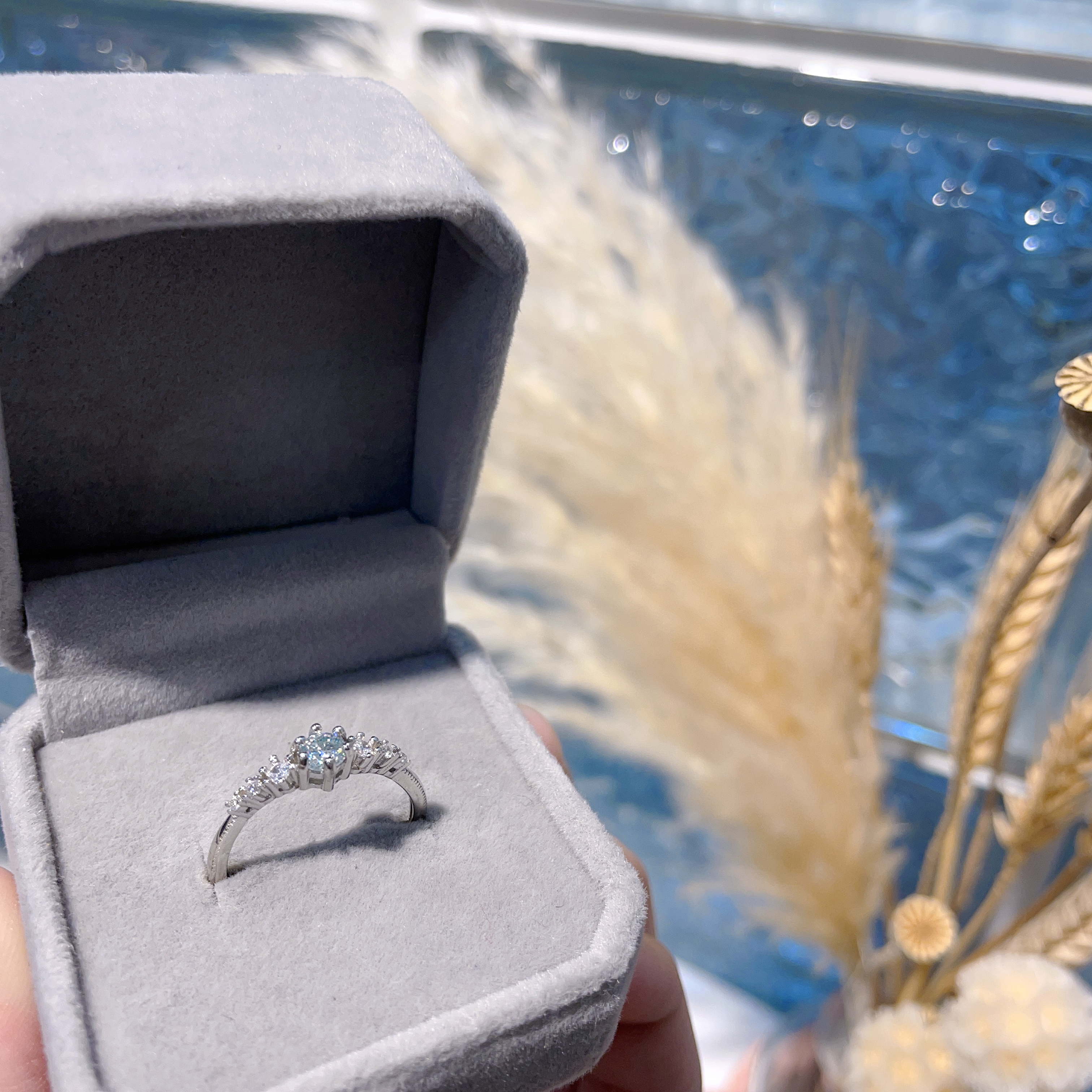 E430 莫桑戒指 0.30ct