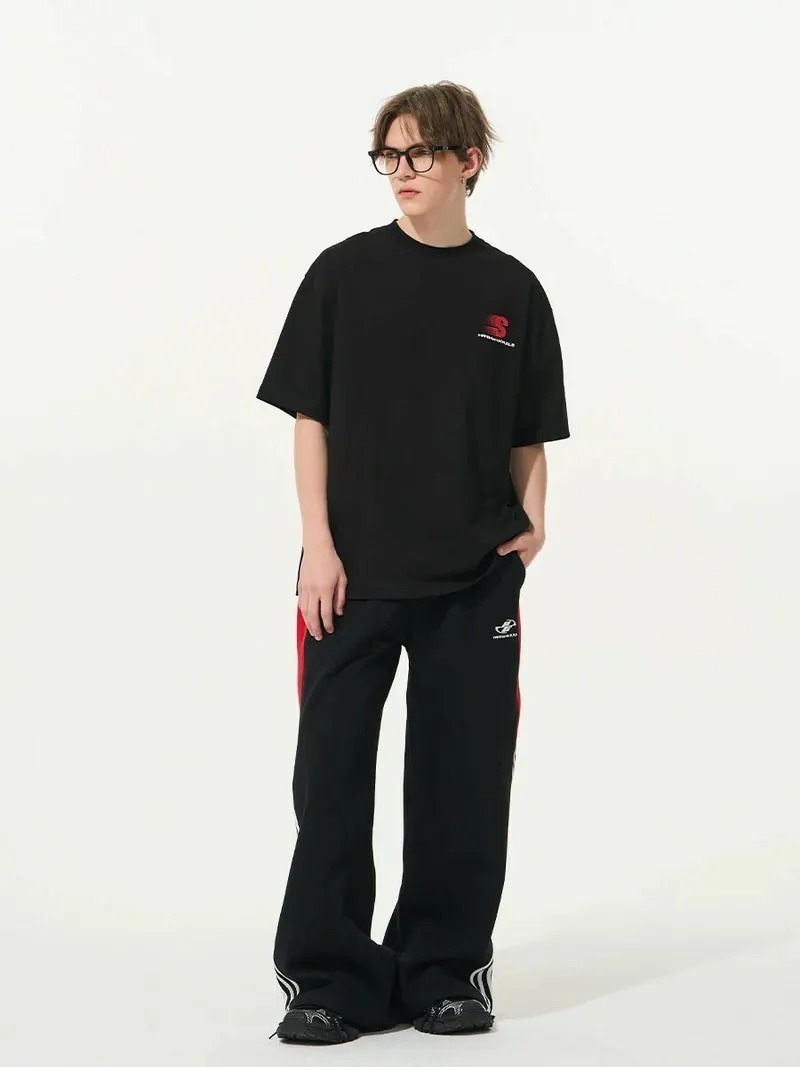 Harsh and Cruel 24SS RACING 速度感漸變字母短袖 HJ242020072