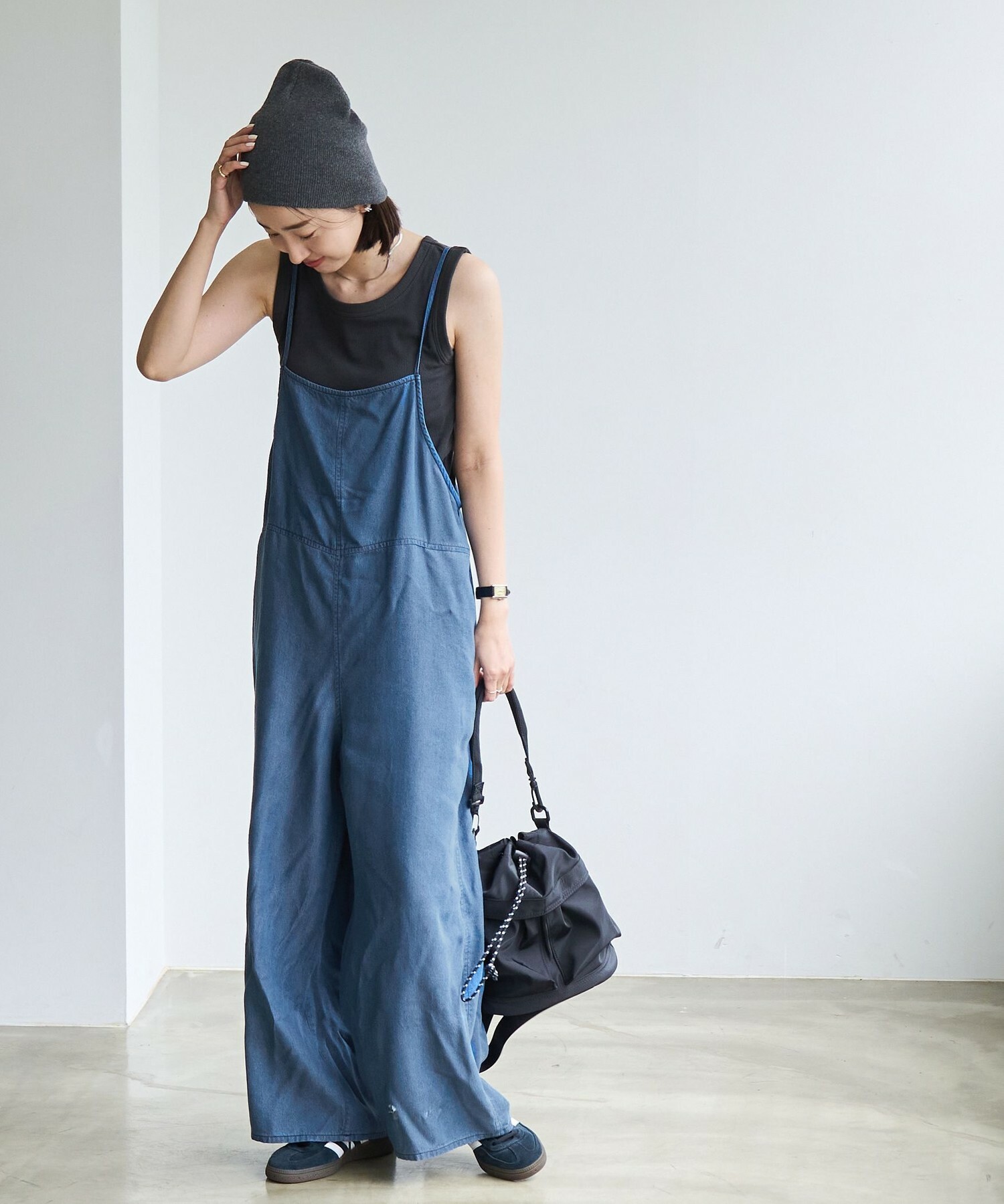 JP 牛仔吊帶背心Overall