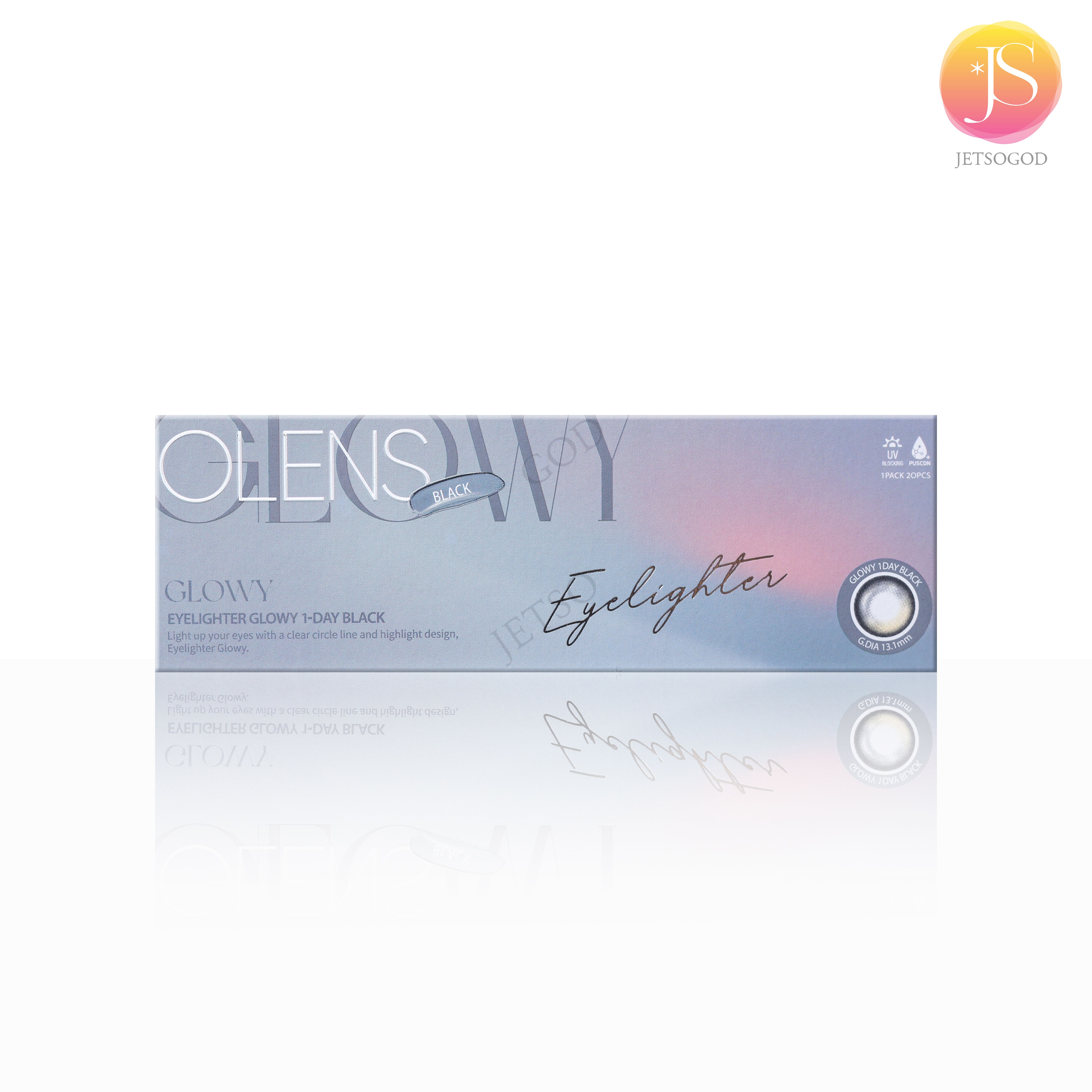 OLENS Eyelighter Glowy 1 Day (Black)(20片)