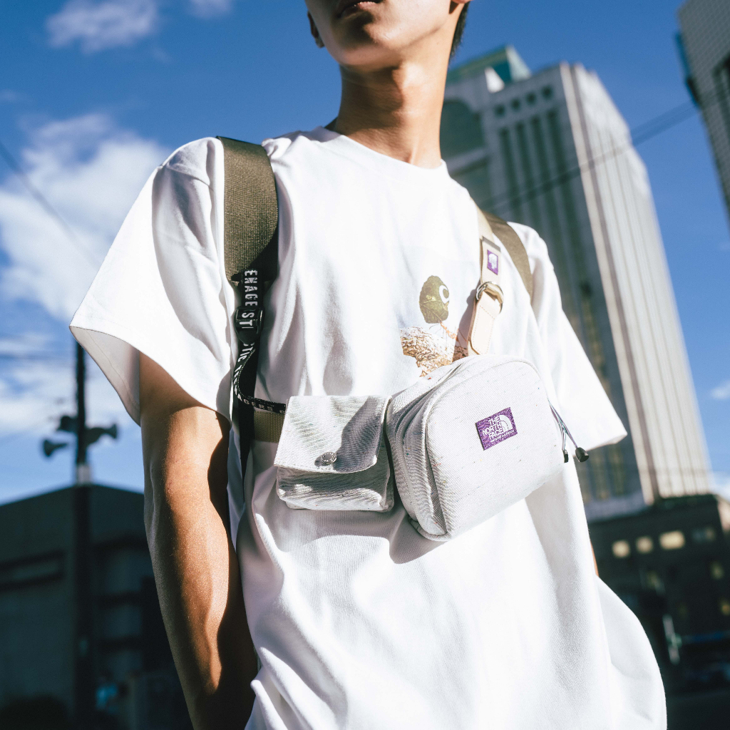 2023SS THE NORTH FACE PURPLE LABEL 紫標 Stroll Belt Bag 側背包 小腰包 多功能 丹寧 NN7310N