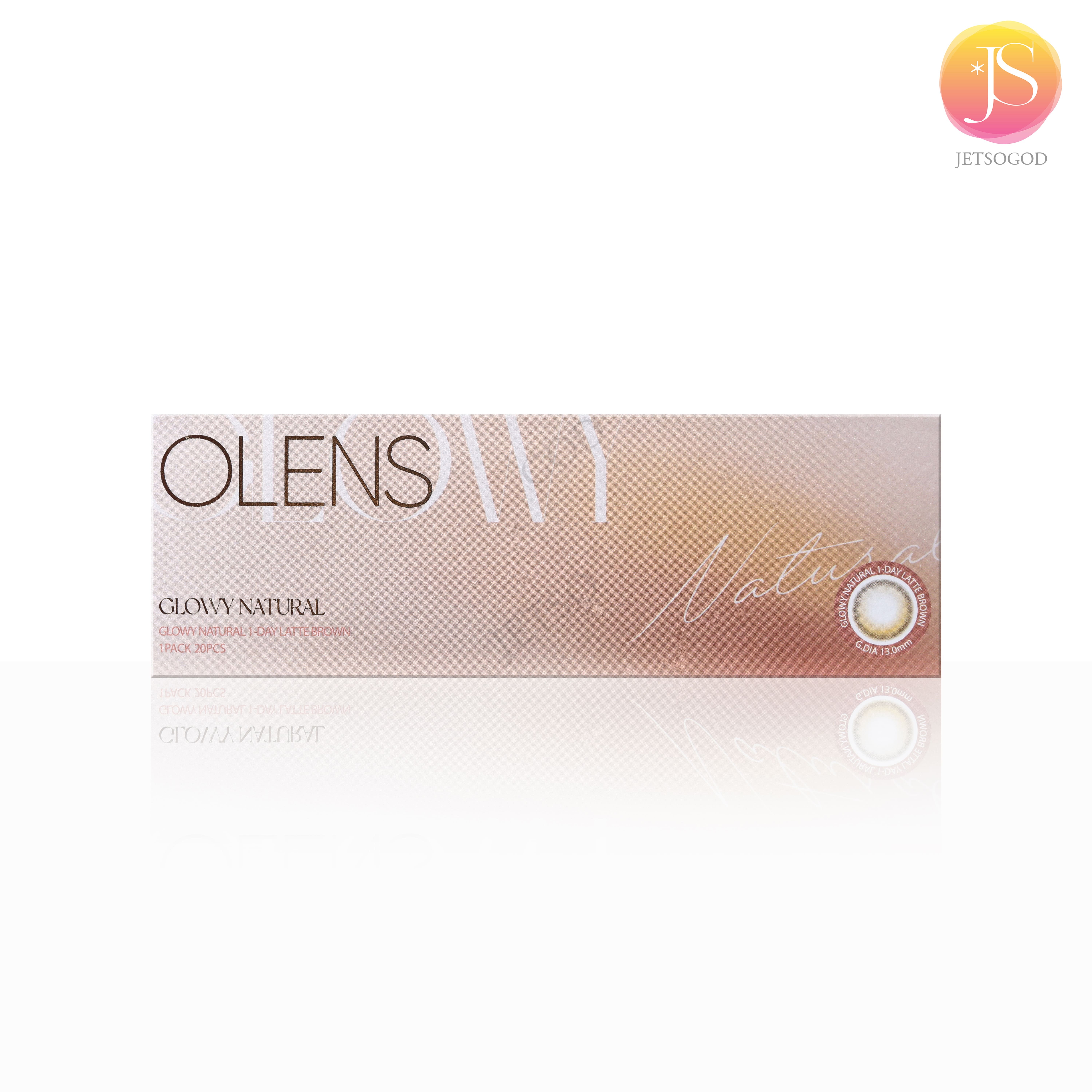 OLENS Glowy Natural 1 Day(Latte Brown)(20片)