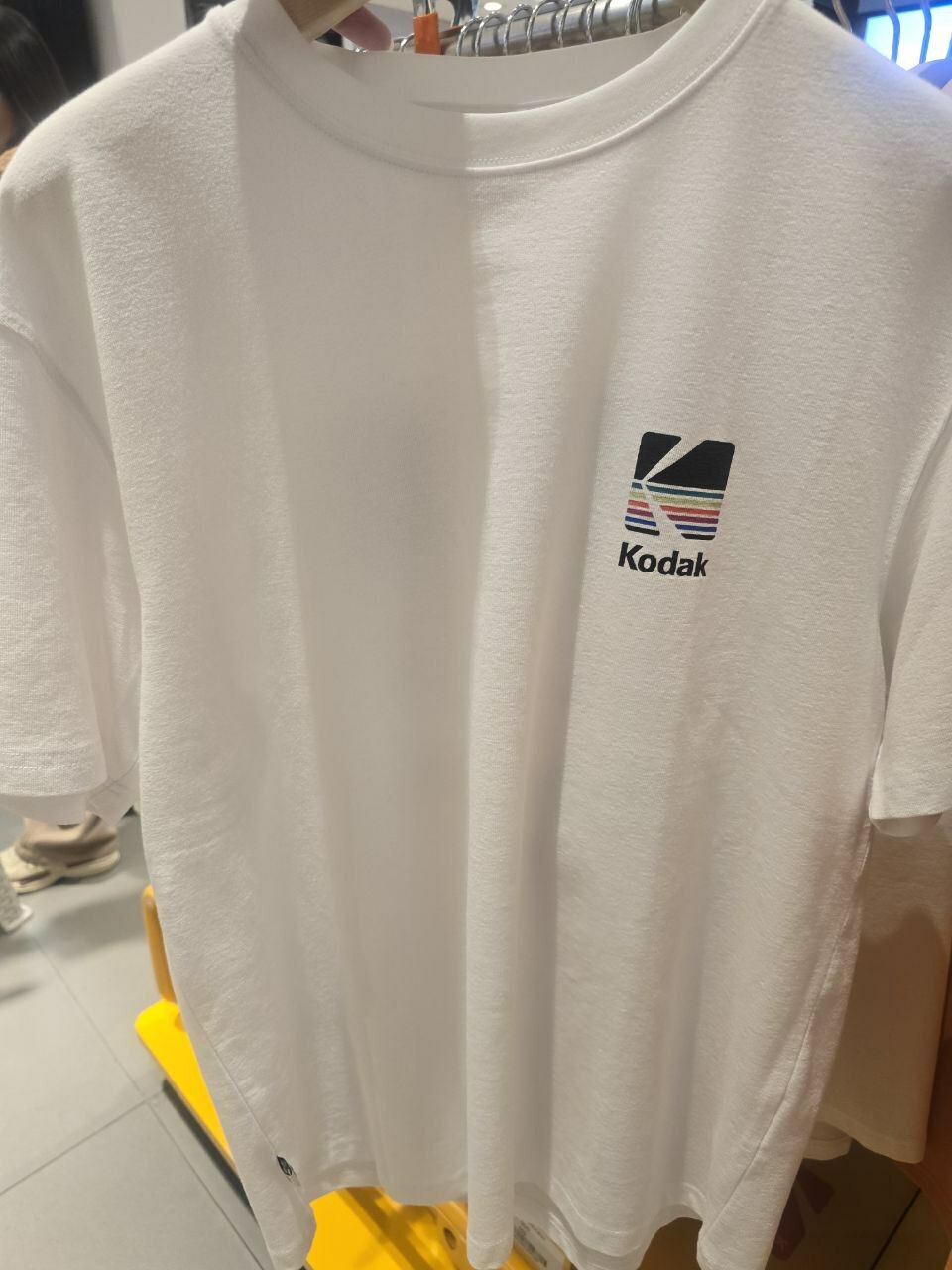 [S] KODAK SORONA RAINBOW SHORT SLEEVE T-SHIRT,WHITE, K4223LRS56-WHT (SKD34)