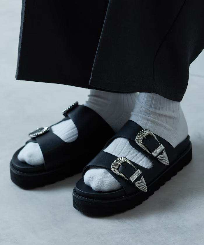 日本選物｜Freak's store 厚底雙扣涼鞋