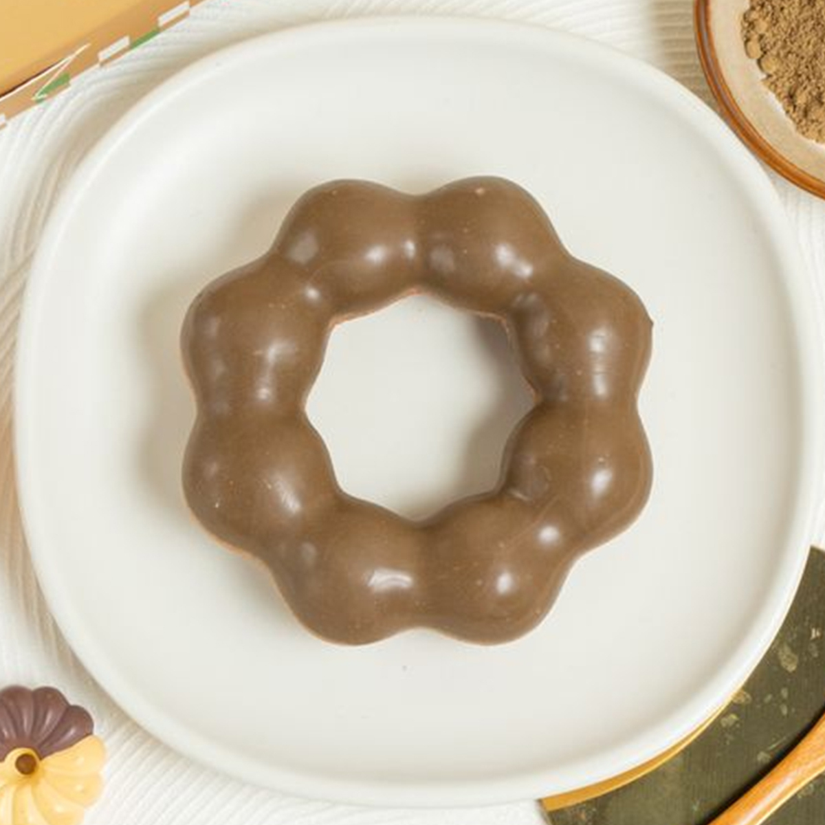 【Mister Donut】焙茶巧克力波堤(一〇八抹茶茶廊)