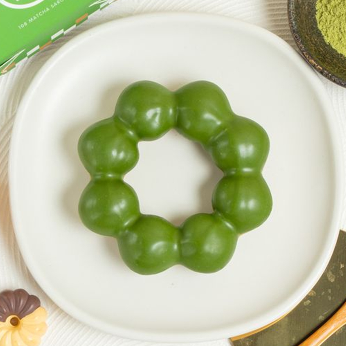 【Mister Donut】雙層抹茶波堤(一〇八抹茶茶廊)