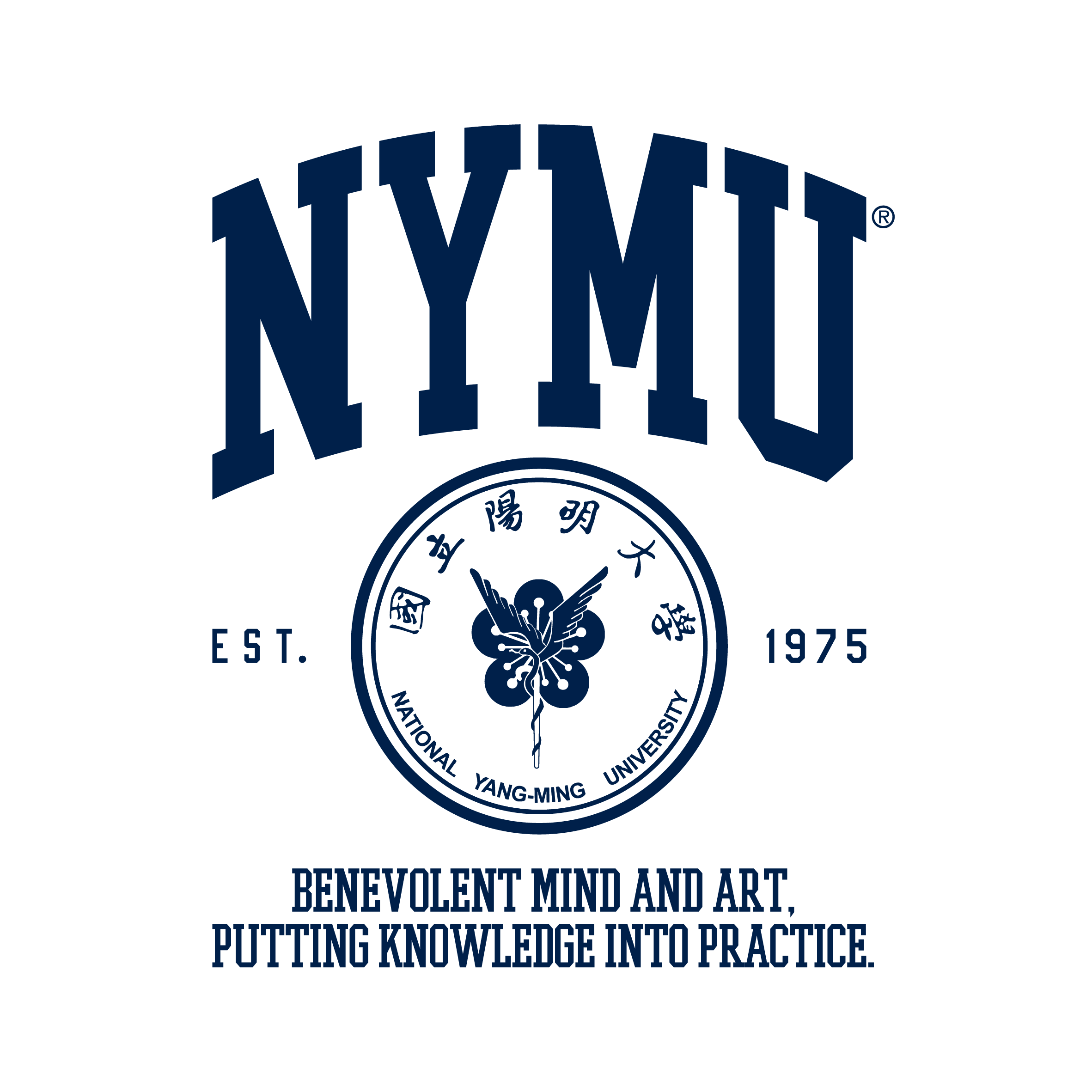 陽明大學校徽傳奇款 重磅T-Shirt (白色)【預購】5/5陽明日現場販售