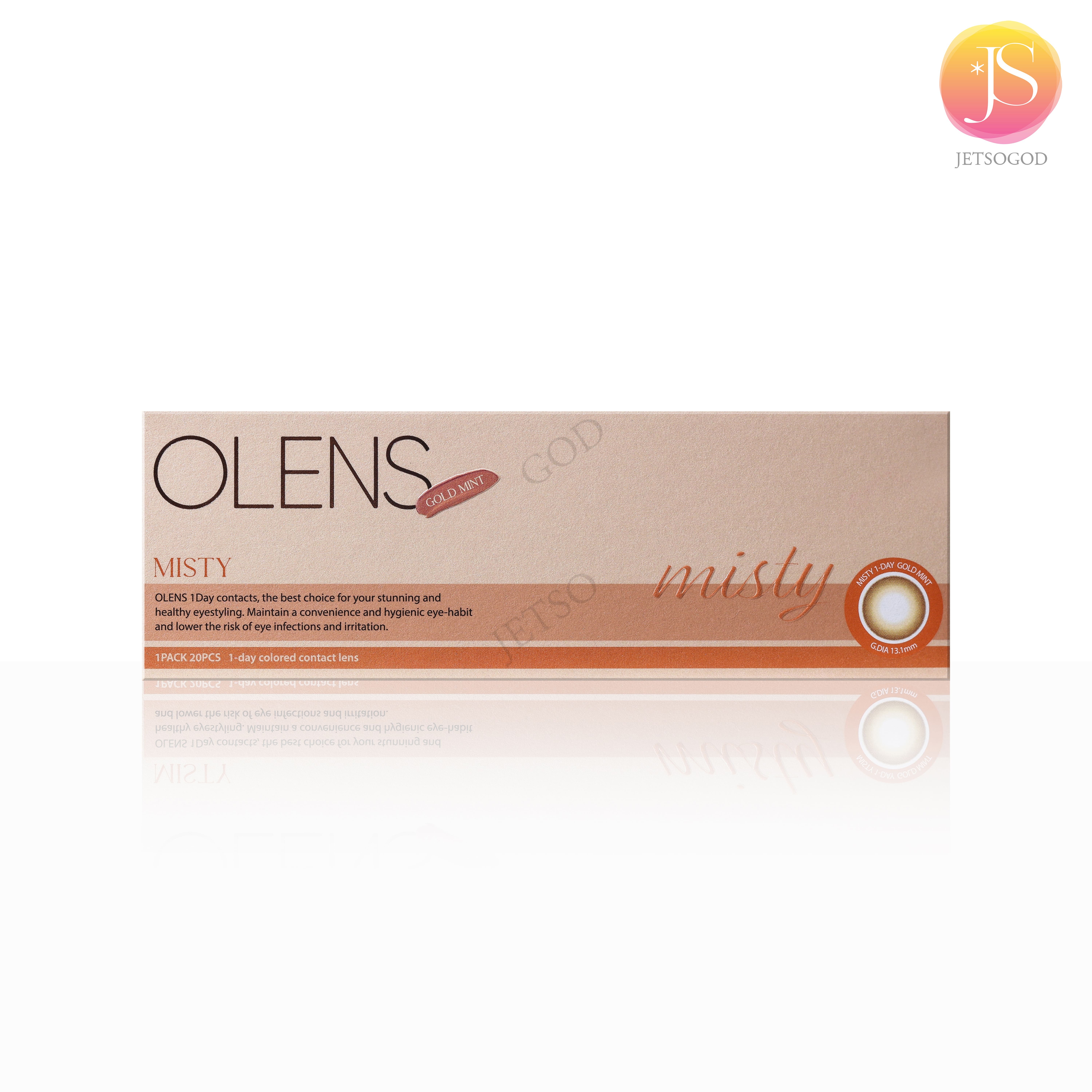 OLENS Misty 1 Day(Gold Mint)(20片)
