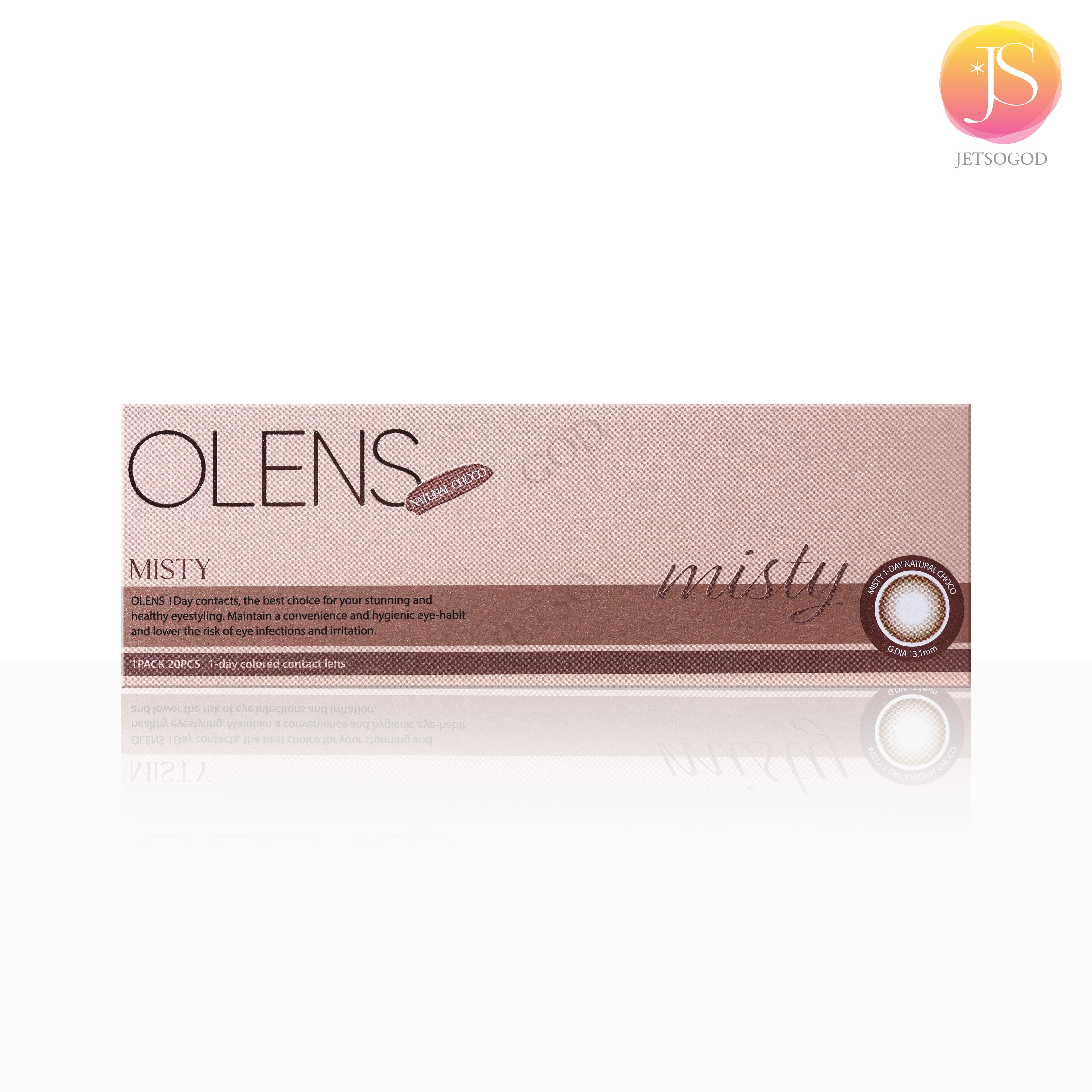 OLENS Misty 1 Day(Natural Choco)(20片)