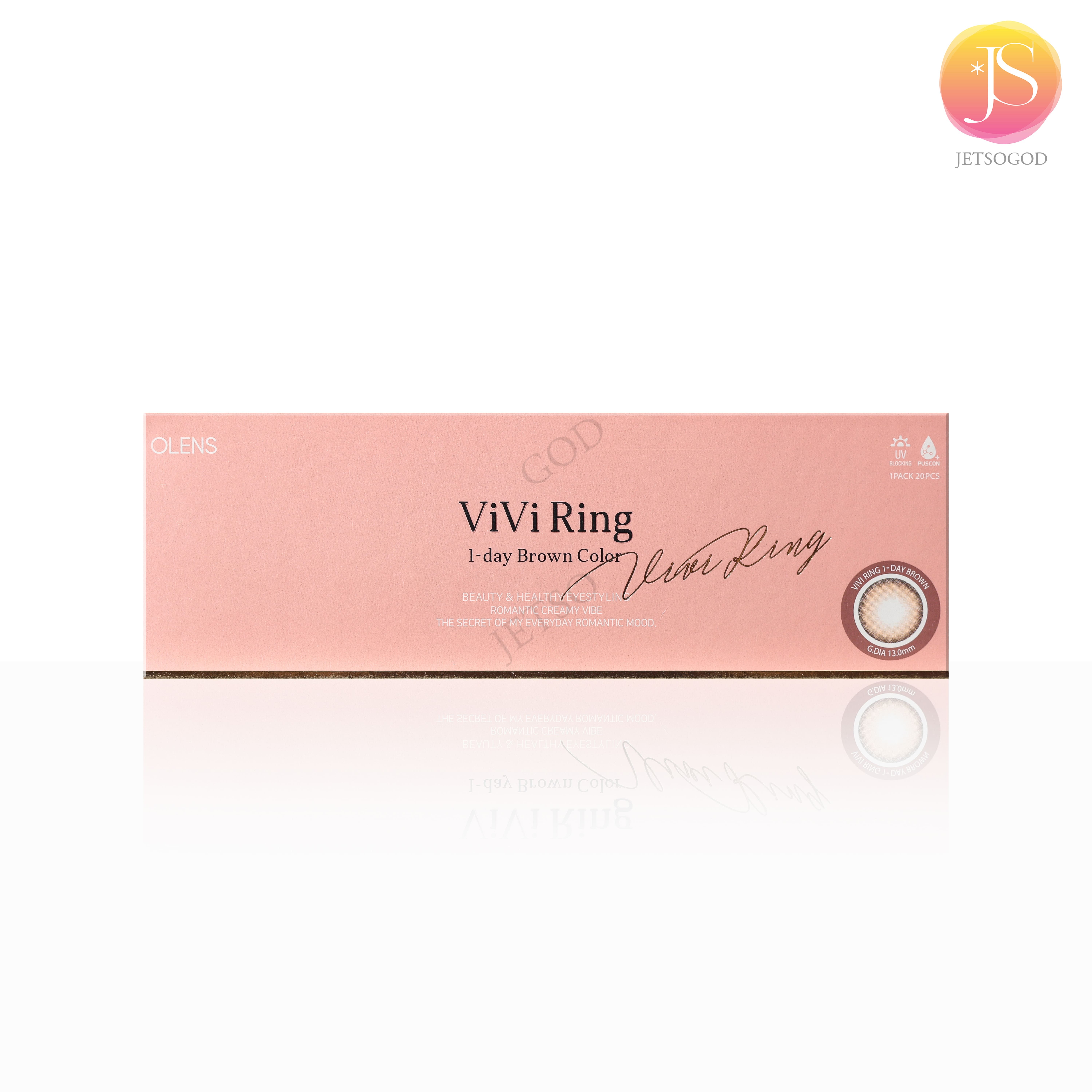 OLENS Vivi Ring 1 Day (Brown)(20片)