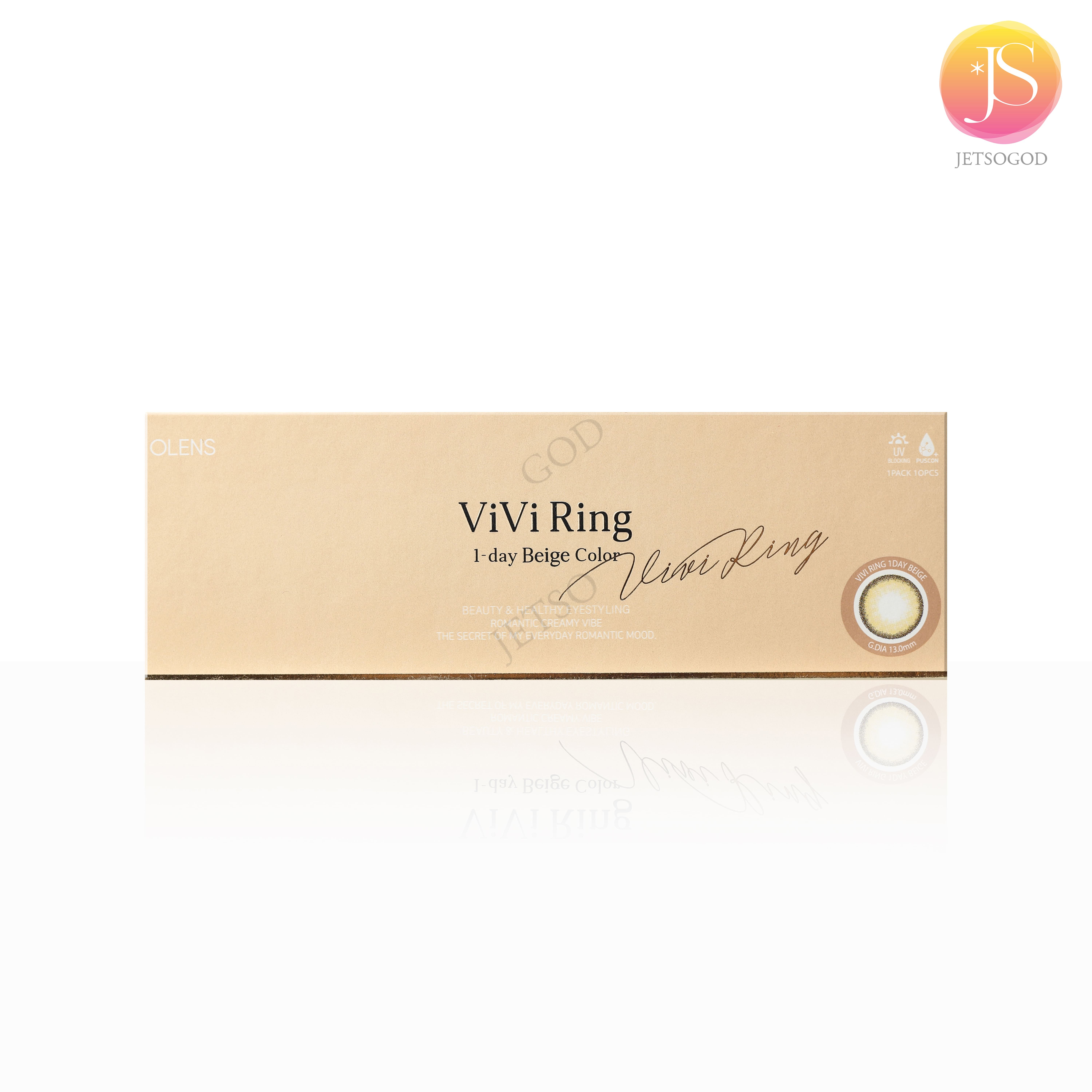 OLENS Vivi Ring 1 Day (Beige)(10片)