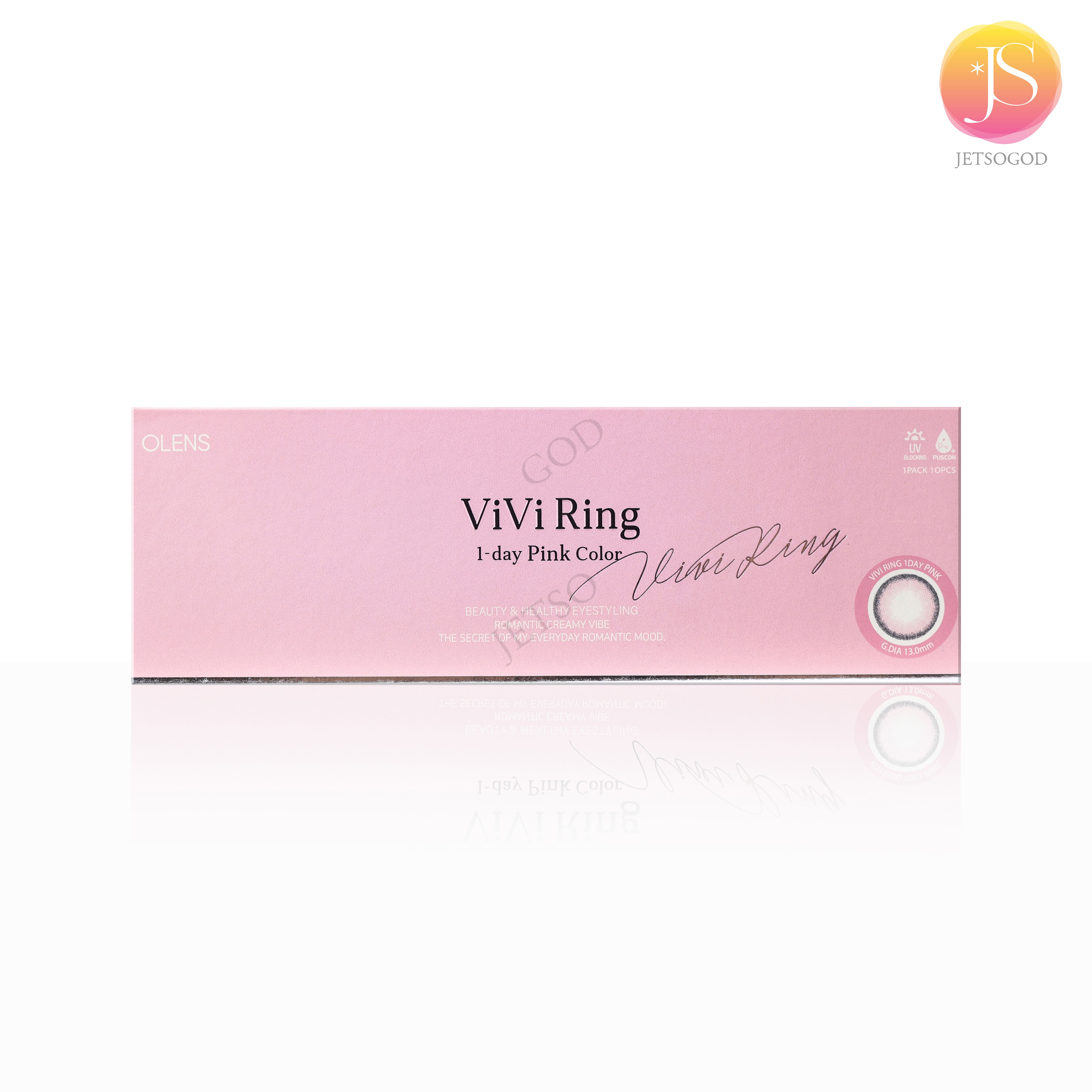 OLENS Vivi Ring 1 Day (Pink)(10片)