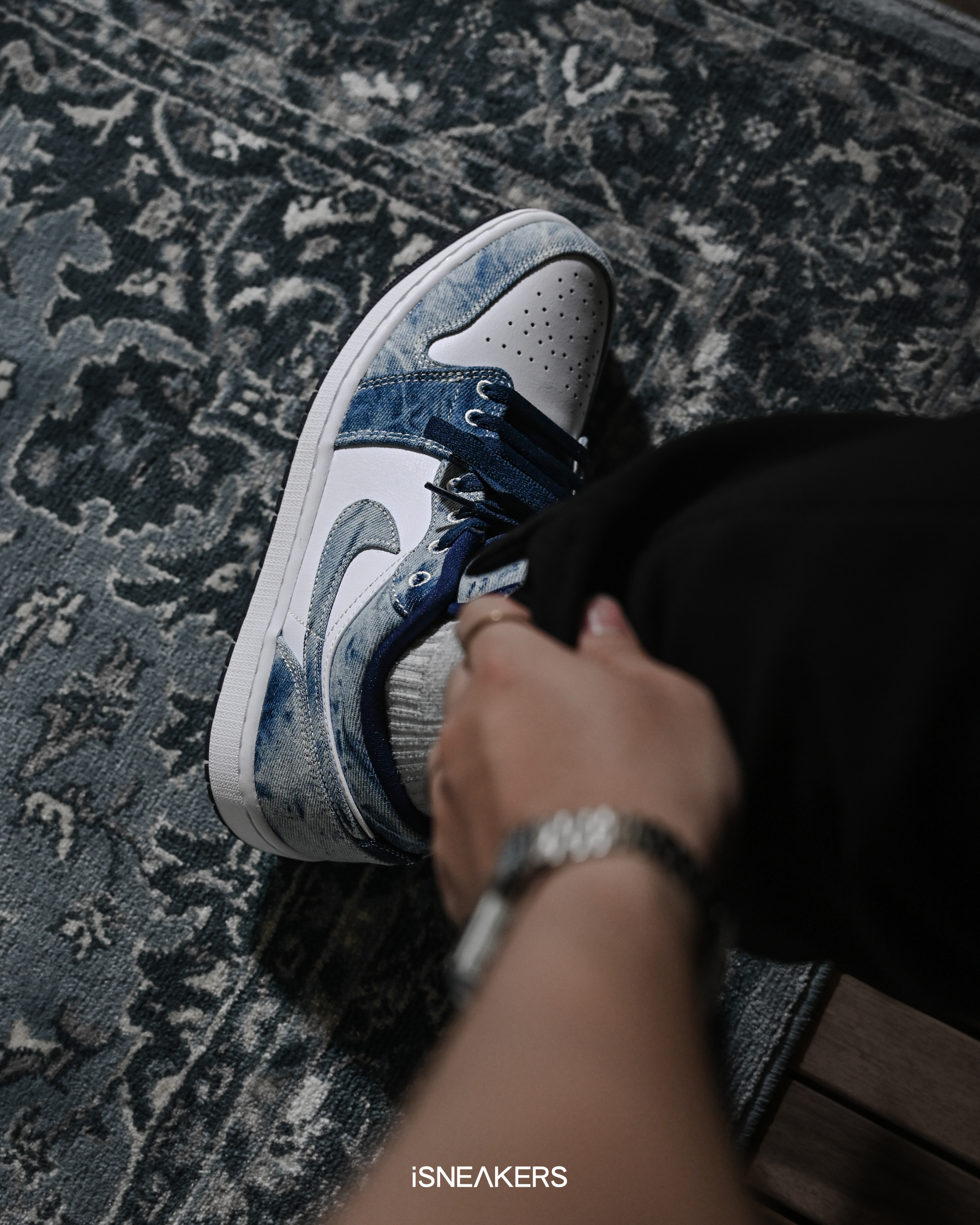 iSNEAKERS｜Air Jordan 1 Low SE "Washed Denim" 水洗丹寧 CZ8455-100