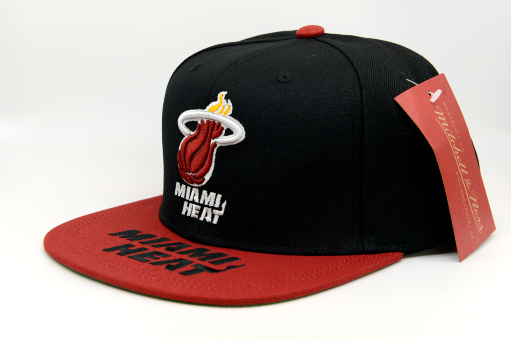 Mitchell & Ness 邁阿密熱火隊 Logo Bill HWC 可調式帽子