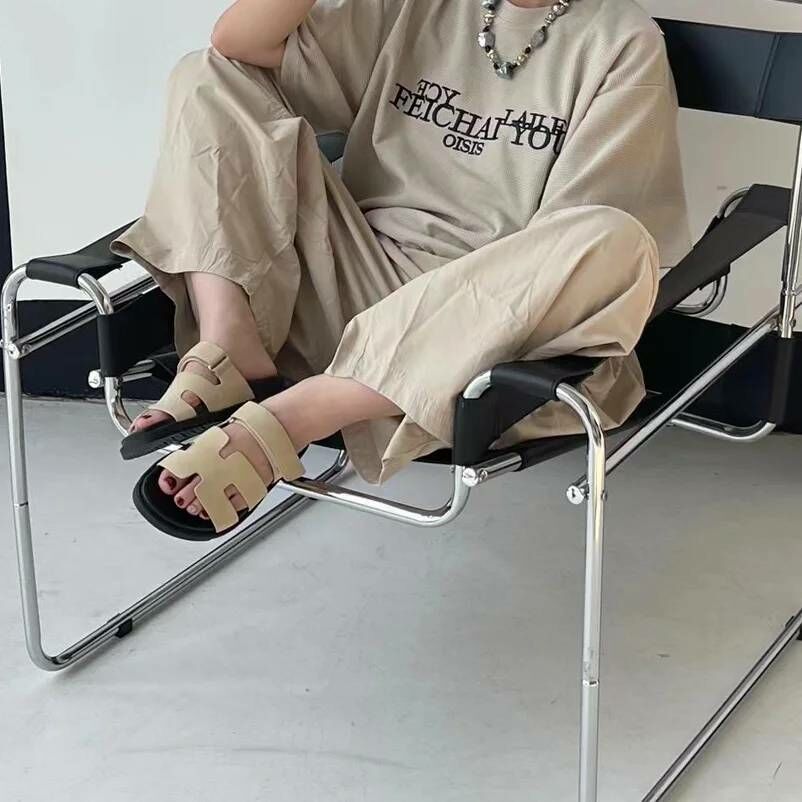 韓版百搭跳色拖鞋