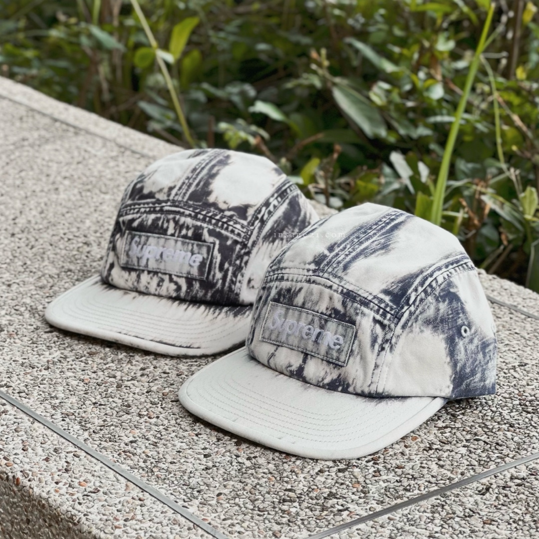 SUPREME LOGO老帽 潑墨 水洗 漸變 可調節 兩色