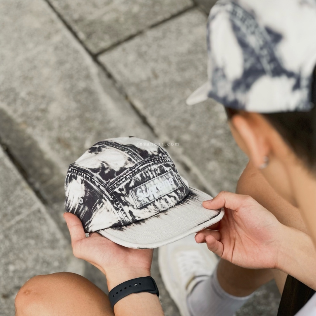 SUPREME LOGO老帽 潑墨 水洗 漸變 可調節 兩色